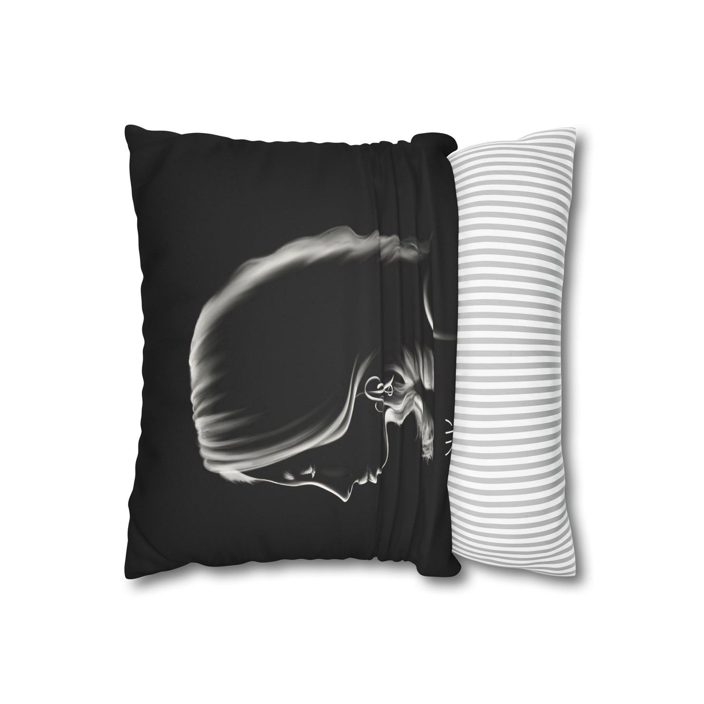 Square Pillowcase - Modern Art Portrait Watercolour Design