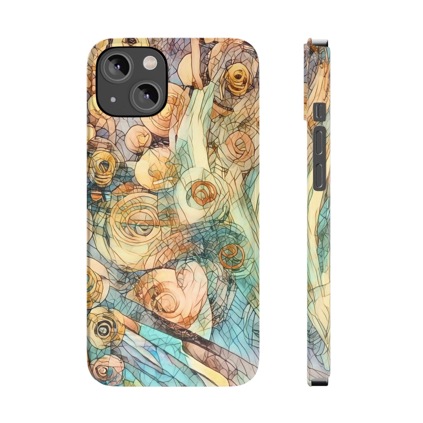 . ' Modern Art Slim Phone Case -.