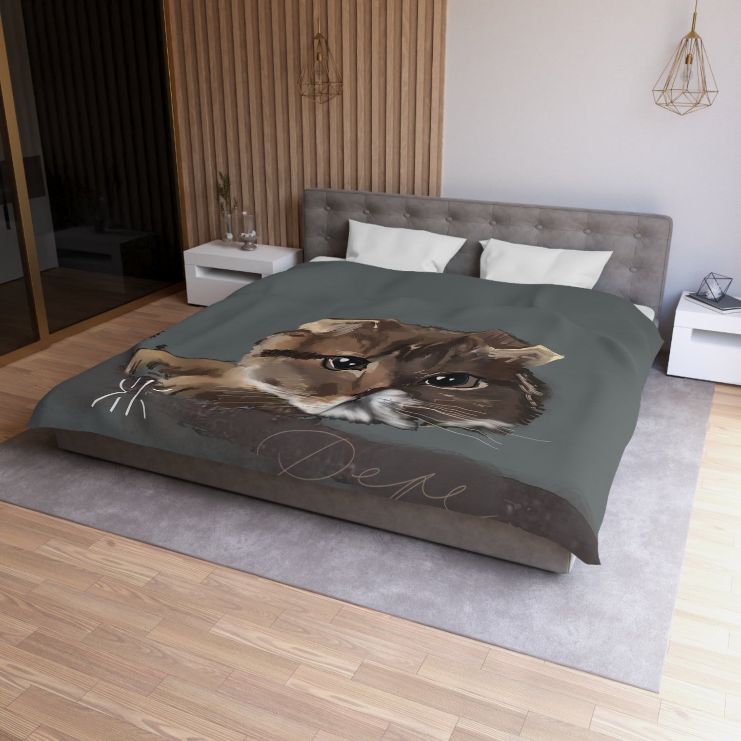 Pepe Serenity Microfiber Duvet Cover – Elegant Floral Bedding for Cozy Bedrooms