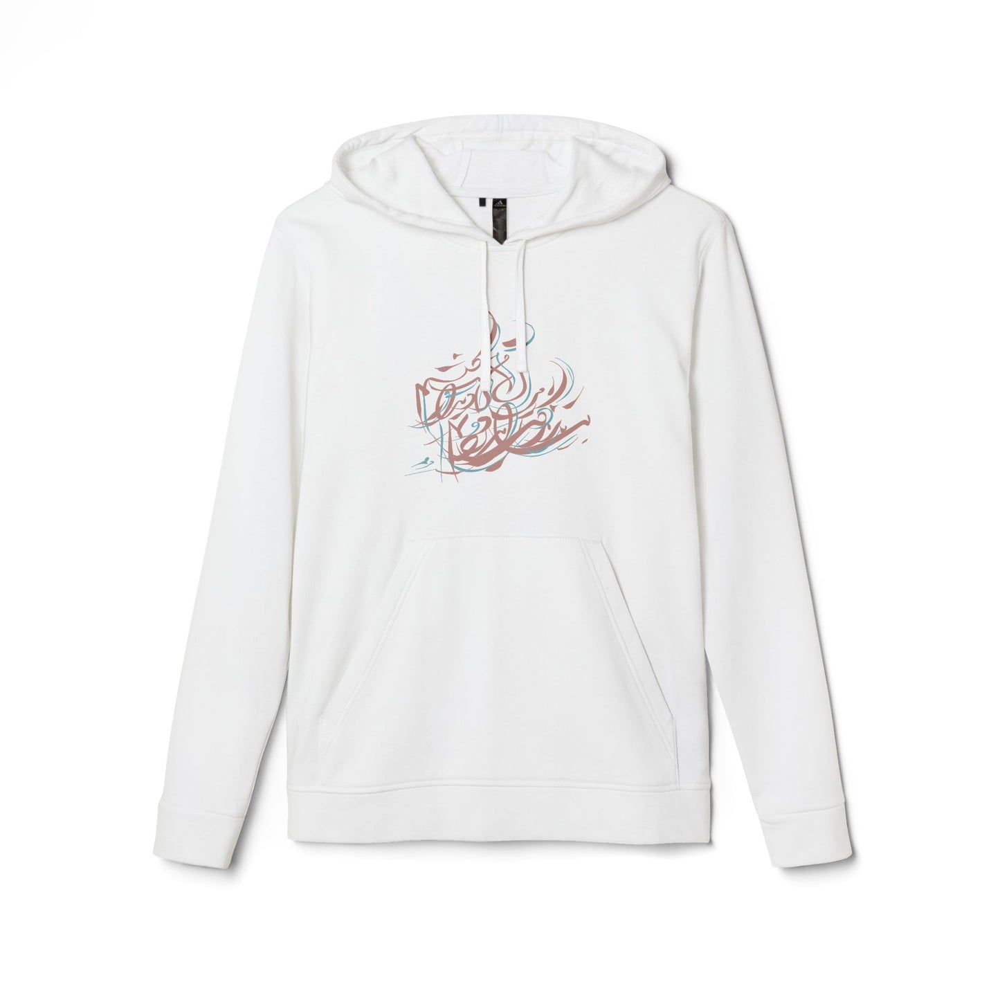 Adidas Fleece Hoodie with Kalli K Modern Calligraphy Design