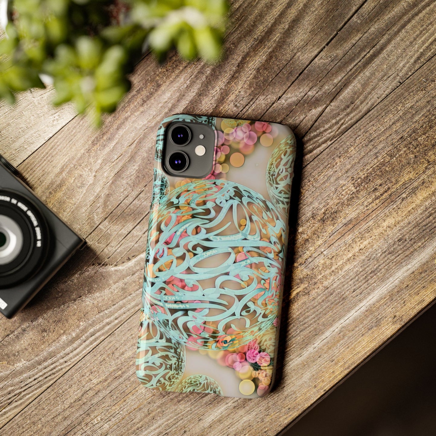 Copy of Copy of Copy of ' Modern Art Slim Phone Case -LOVE I-