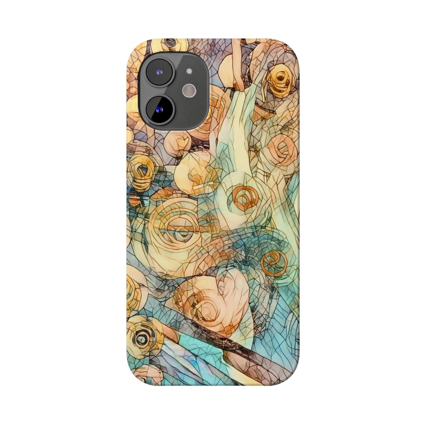 . ' Modern Art Slim Phone Case -.
