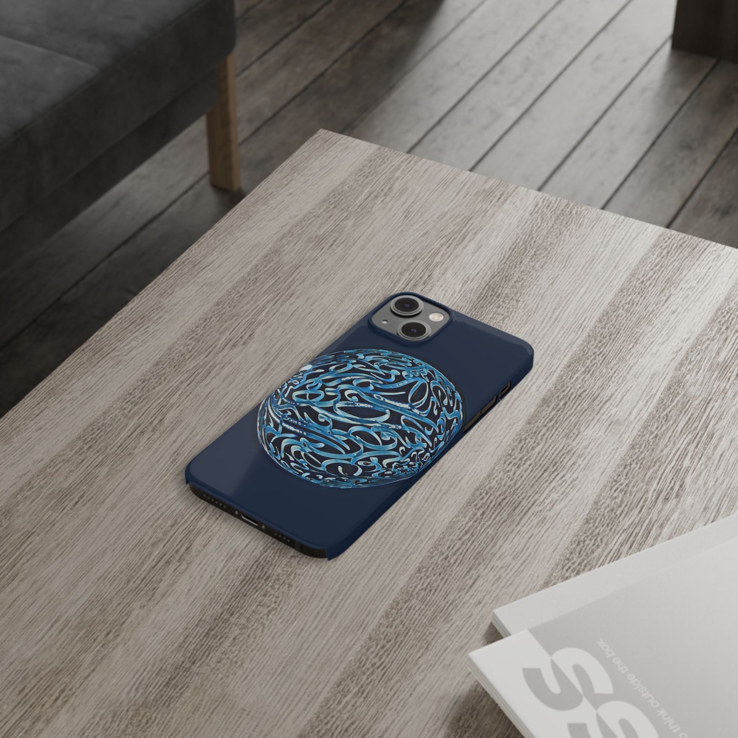 ' Modern Art Slim Phone Case -LOVE