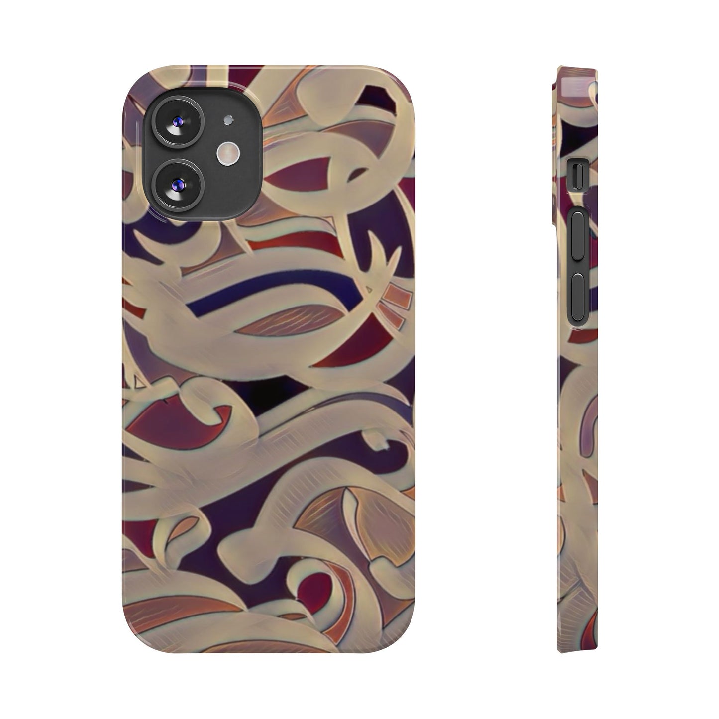 ' Modern Art Slim Phone Case -LOVE
