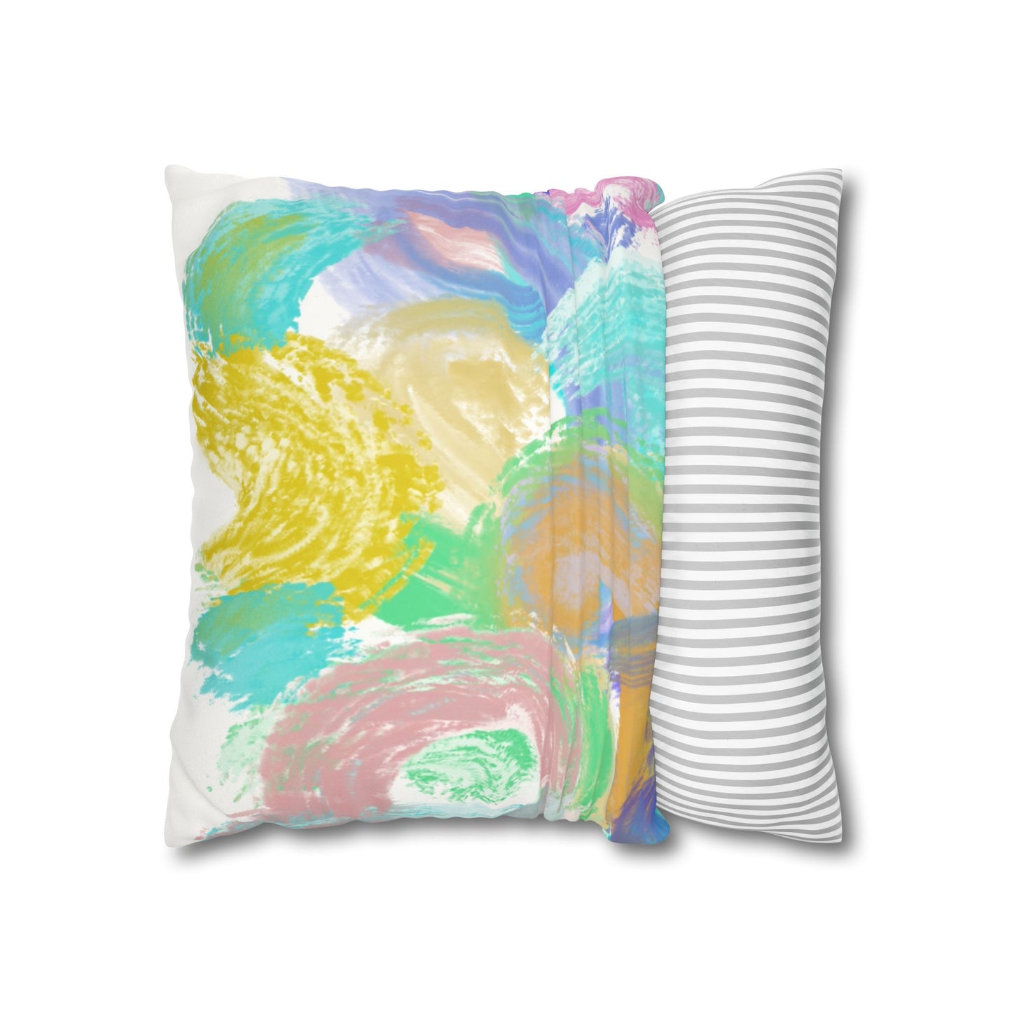 Copy of Square Pillowcase - Modern Art Portrait Watercolour Design