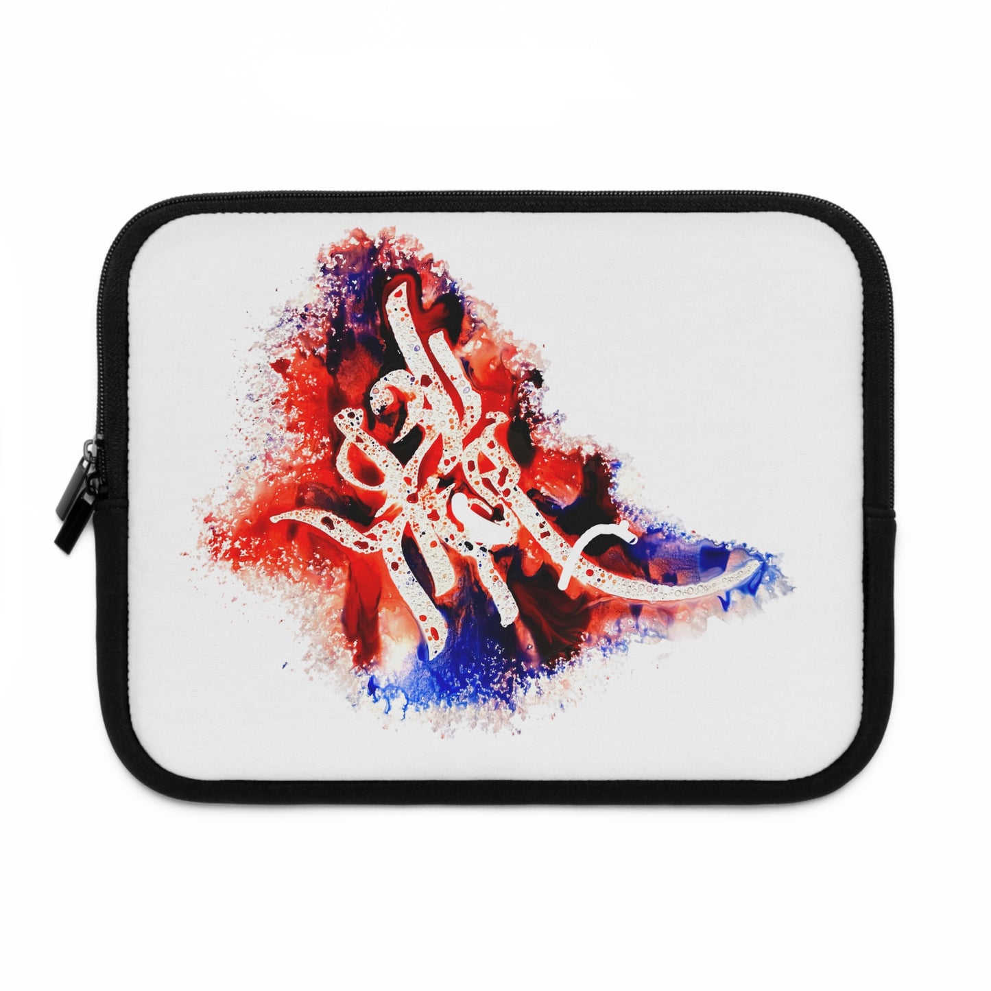 Candle hand-drawn Calligraphy Laptop Sleeve