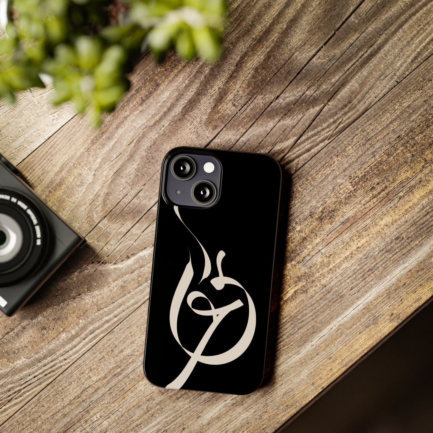 ' Modern Art Slim Phone Case -LOVE