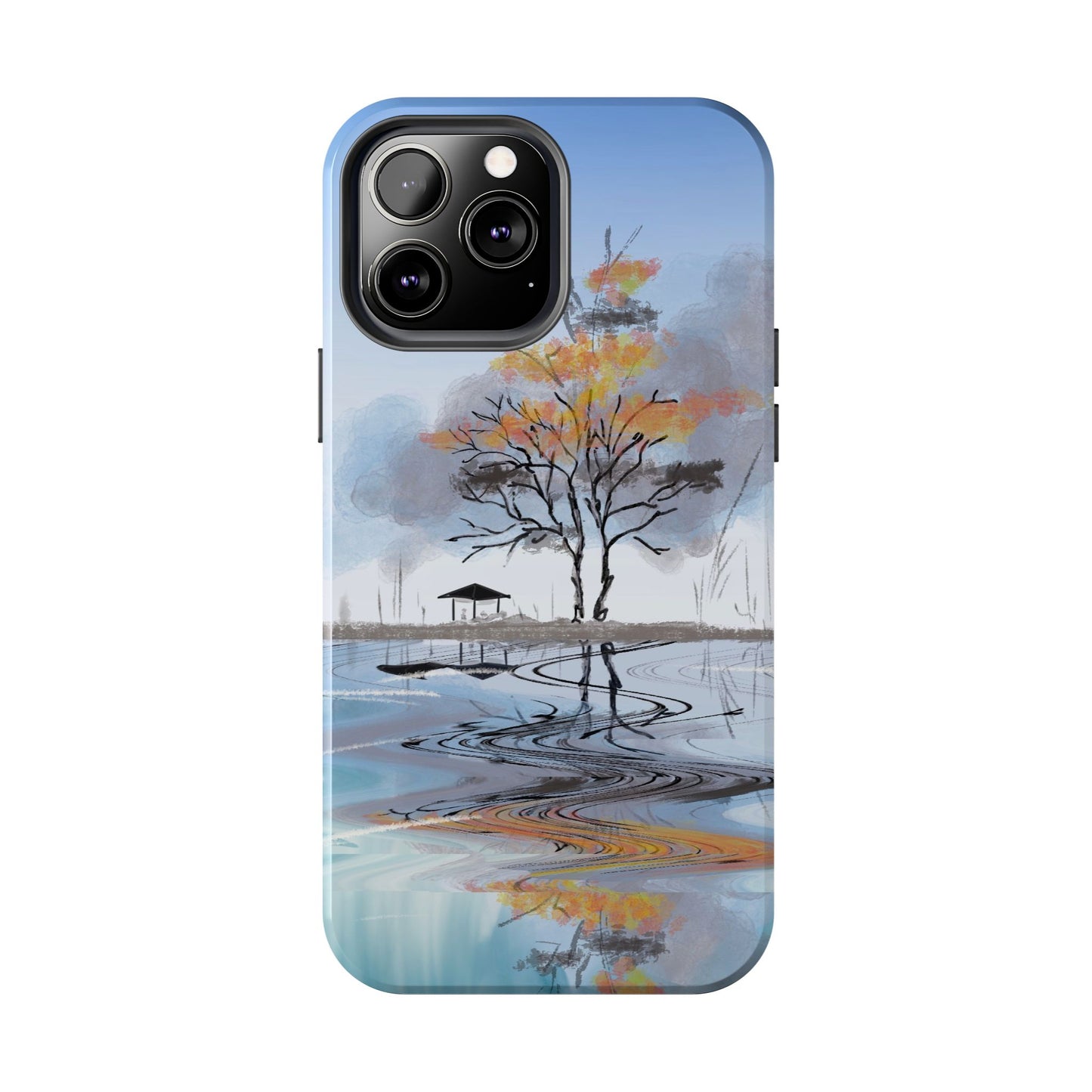 Serenity Phone Case Persian Calligraphy Art.
