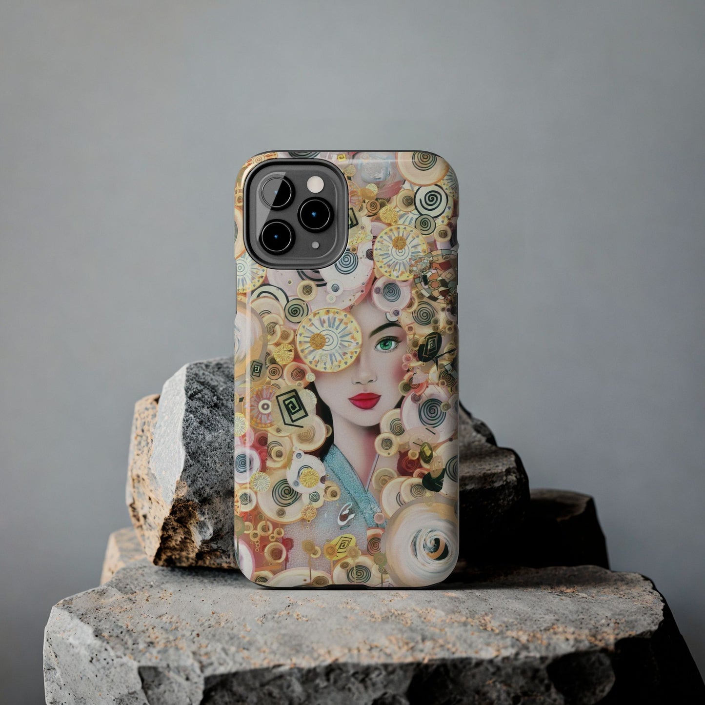Phone Case - Persian Art Inspired Beautiful Girl Design