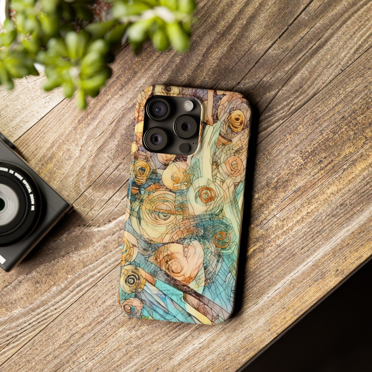 . ' Modern Art Slim Phone Case -.