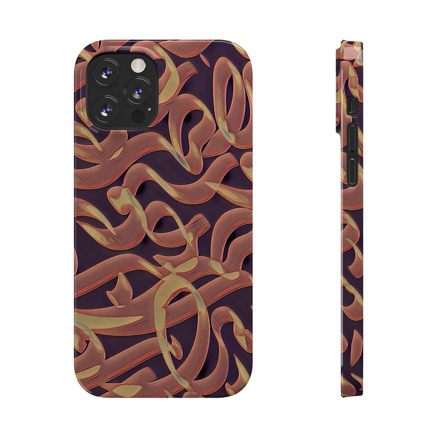 ' Modern Art Slim Phone Case -LOVE I-