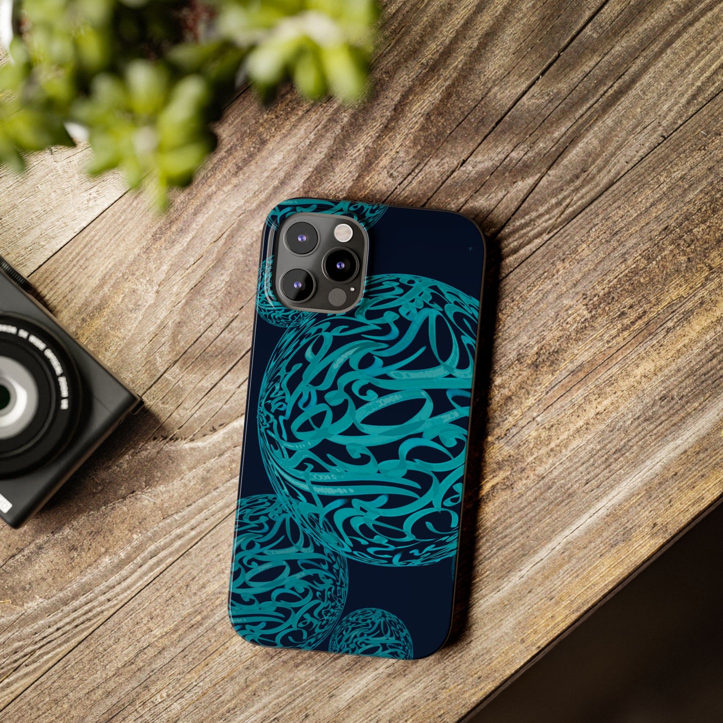 ' Modern Art Slim Phone Case -LOVE