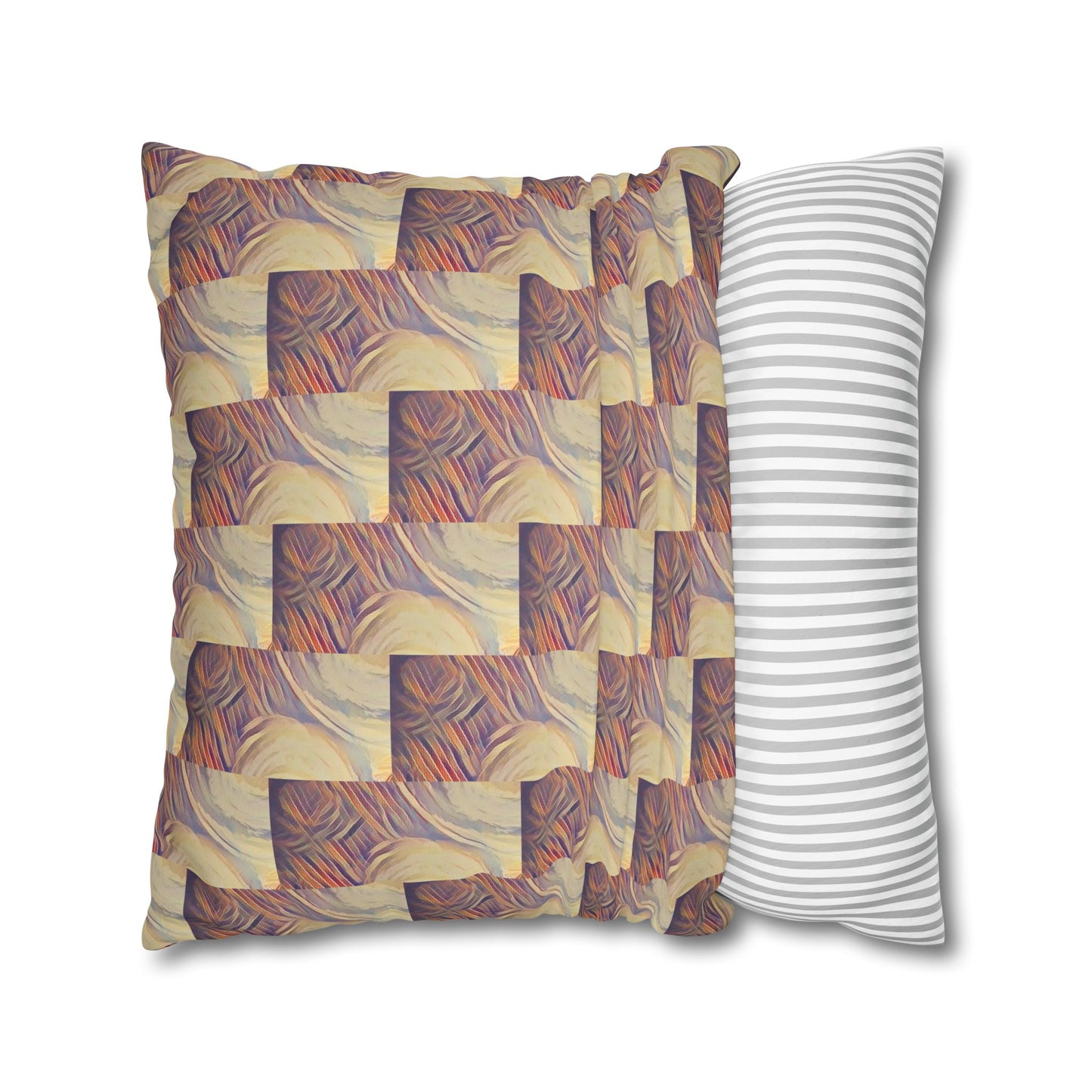 Copy of Square Pillowcase - Modern Art Portrait Watercolour Design