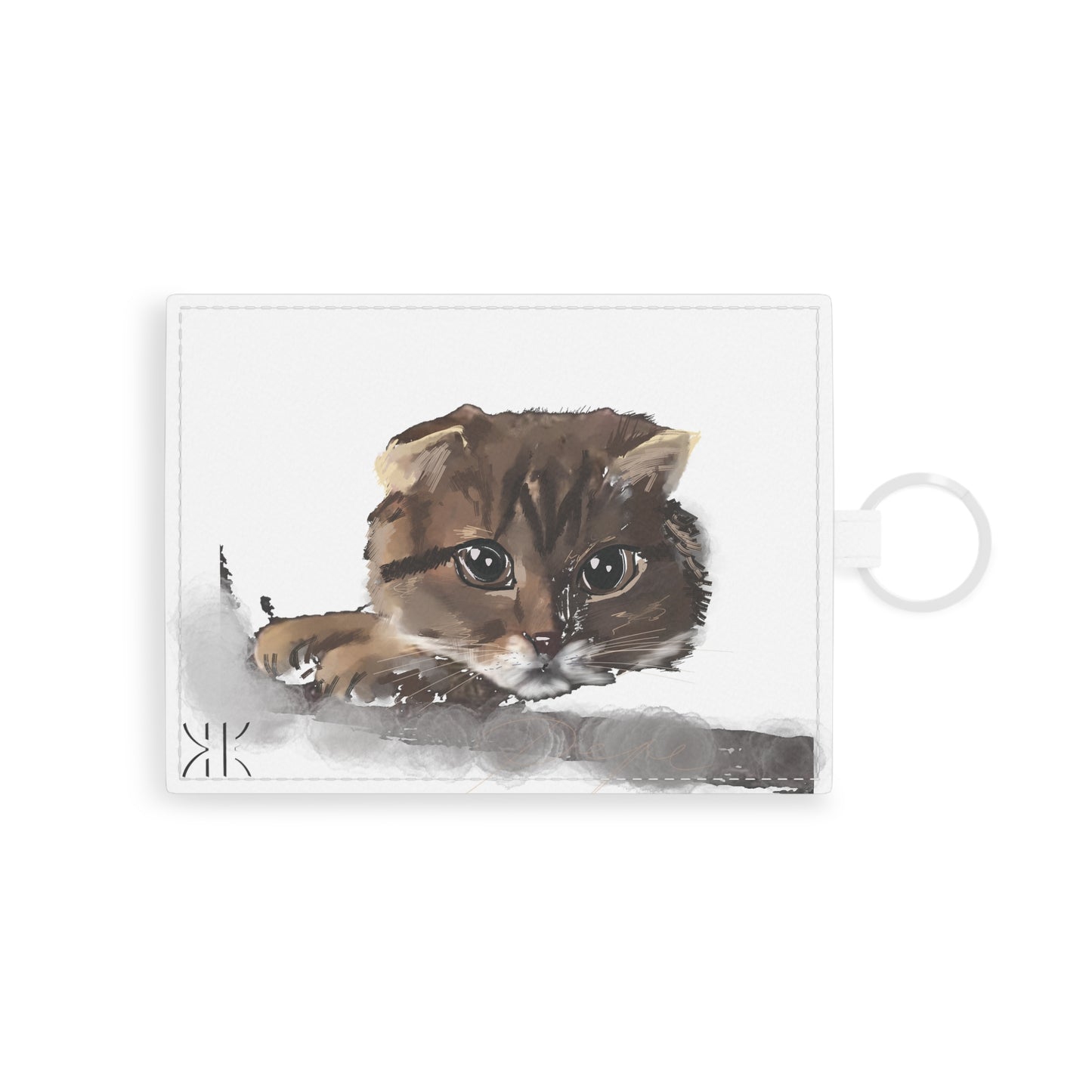 Pepe Saffiano Leather Card Holder