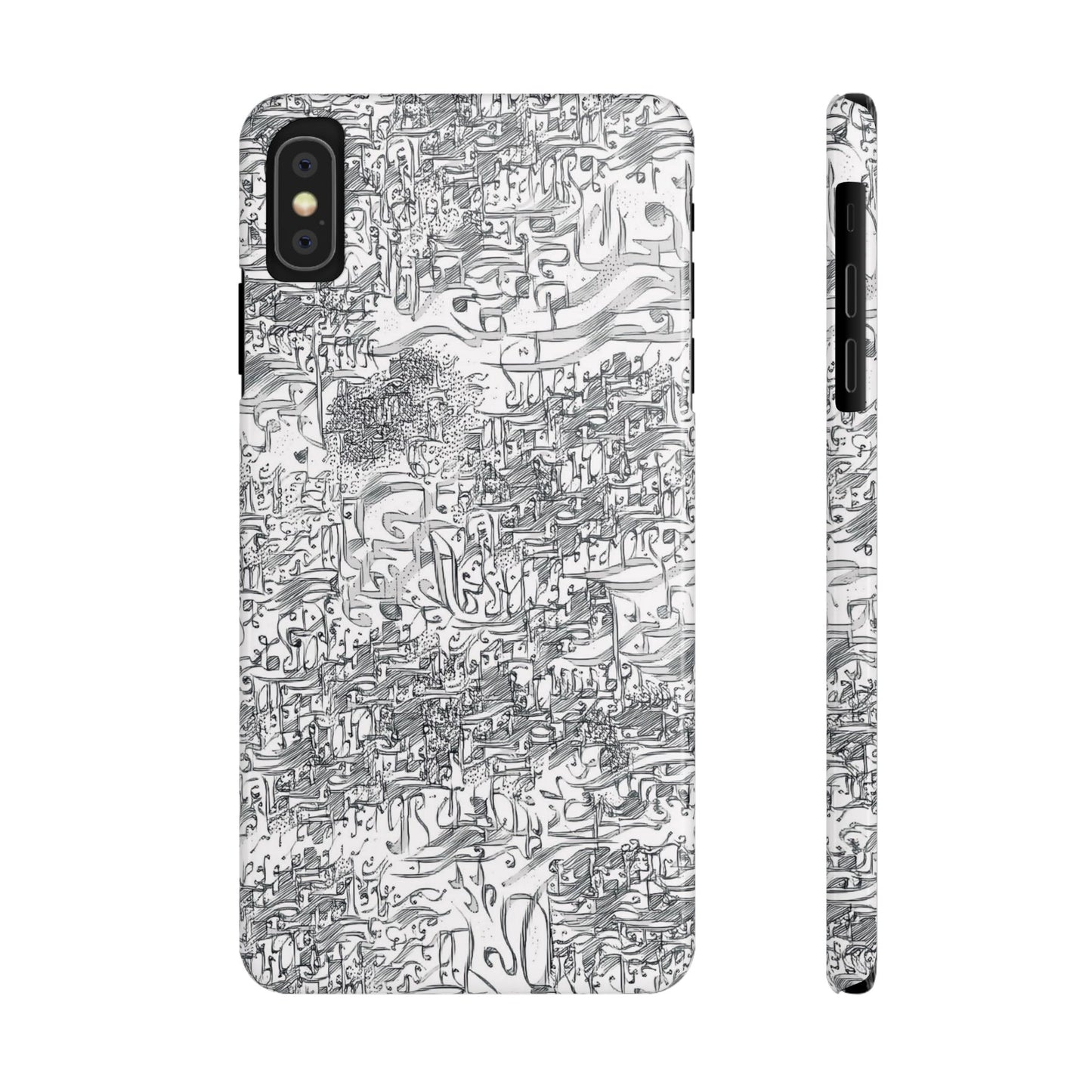 .ه,- ' Modern Art Slim Phone Case -LOVE I- I -.