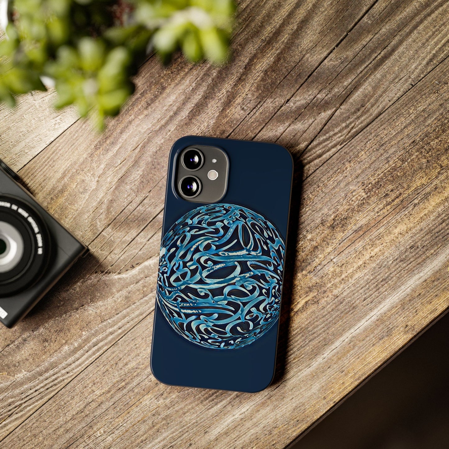 ' Modern Art Slim Phone Case -LOVE
