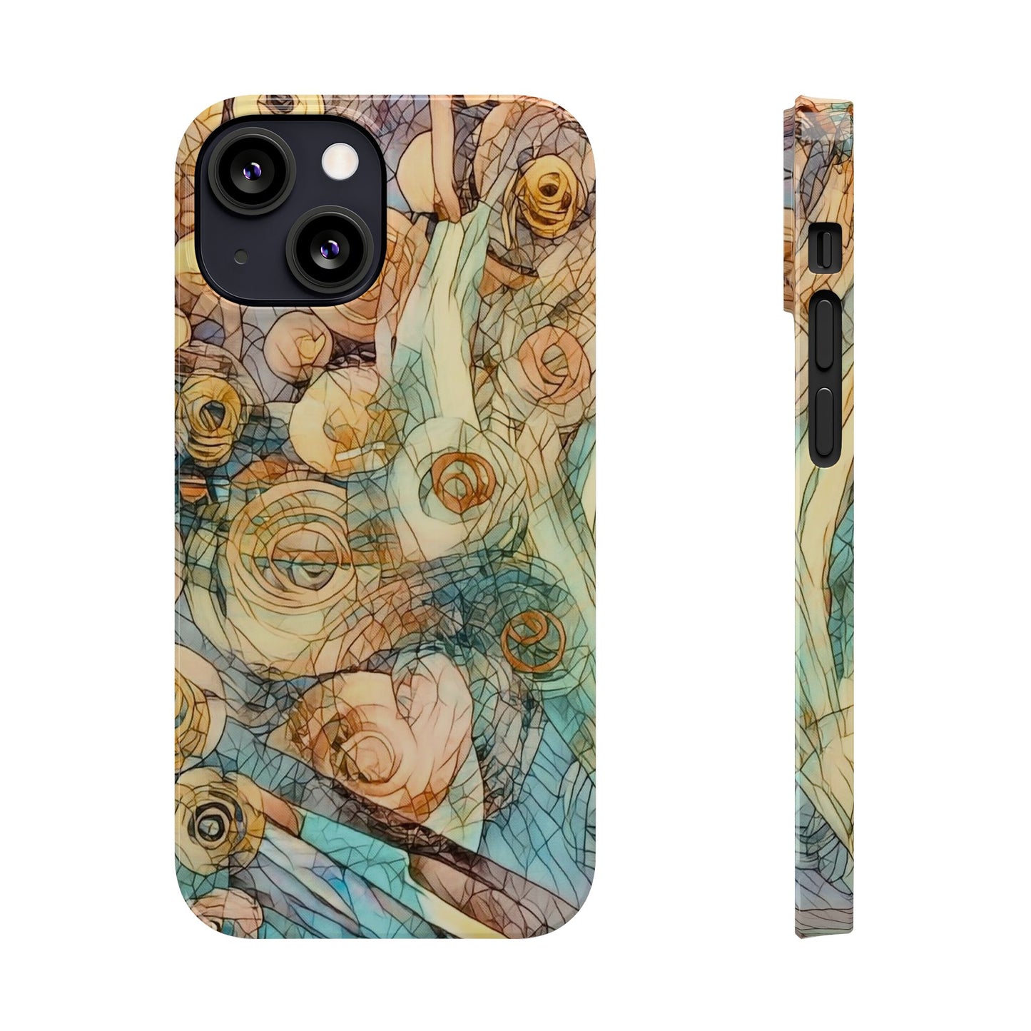 . ' Modern Art Slim Phone Case -.