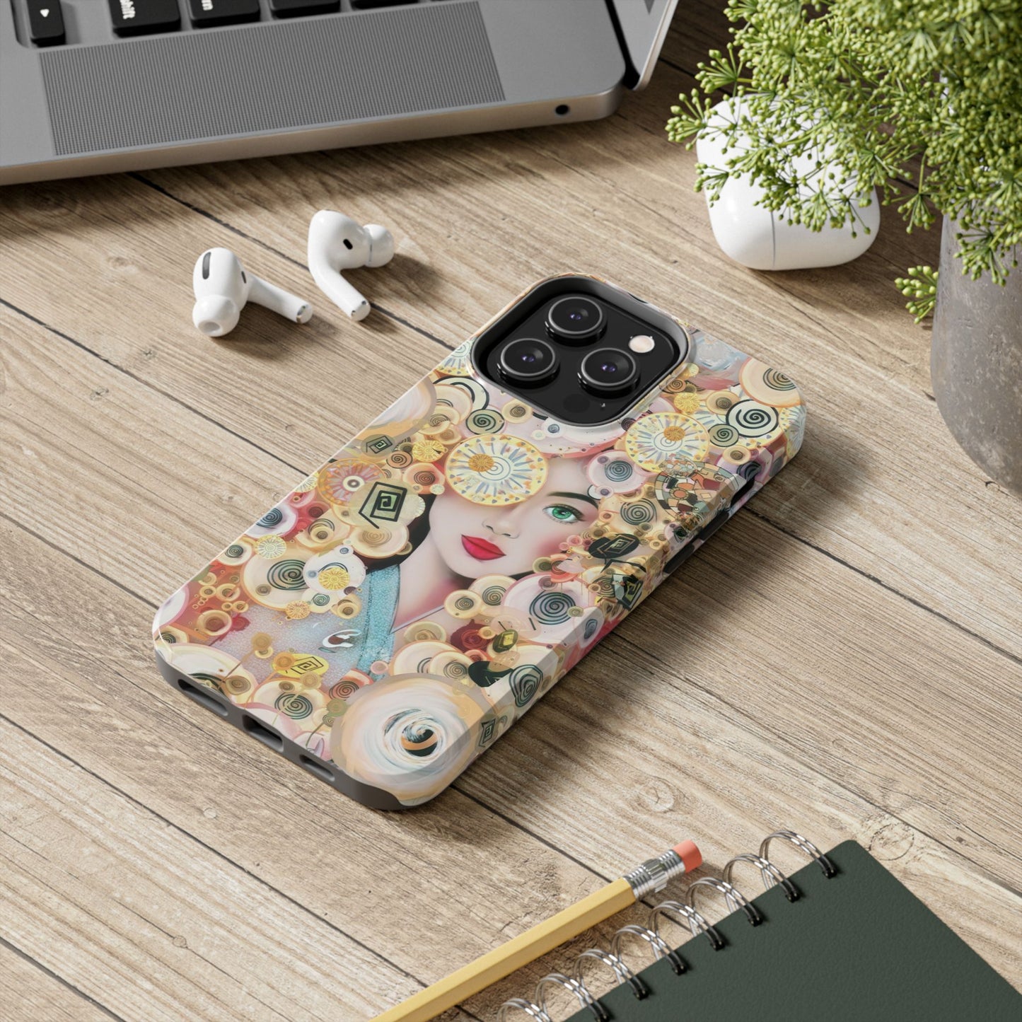 Phone Case - Persian Art Inspired Beautiful Girl Design