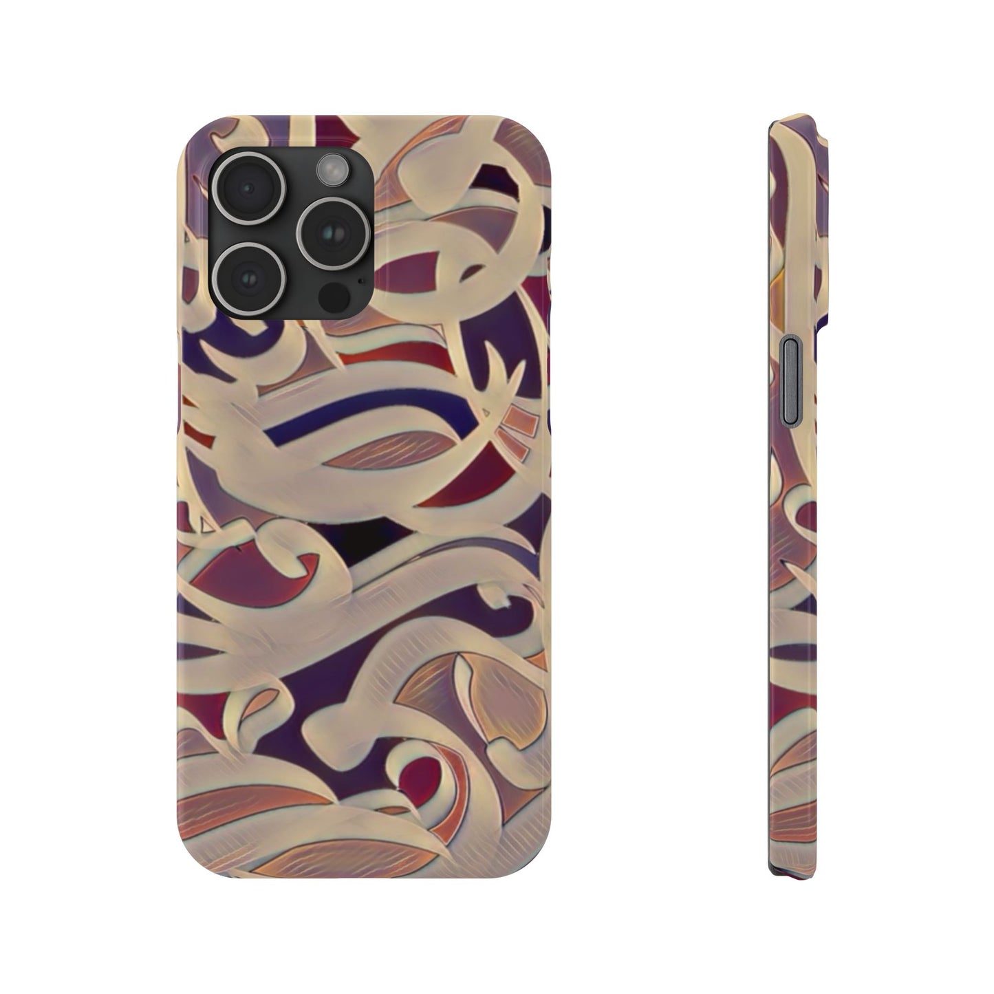 ' Modern Art Slim Phone Case -LOVE