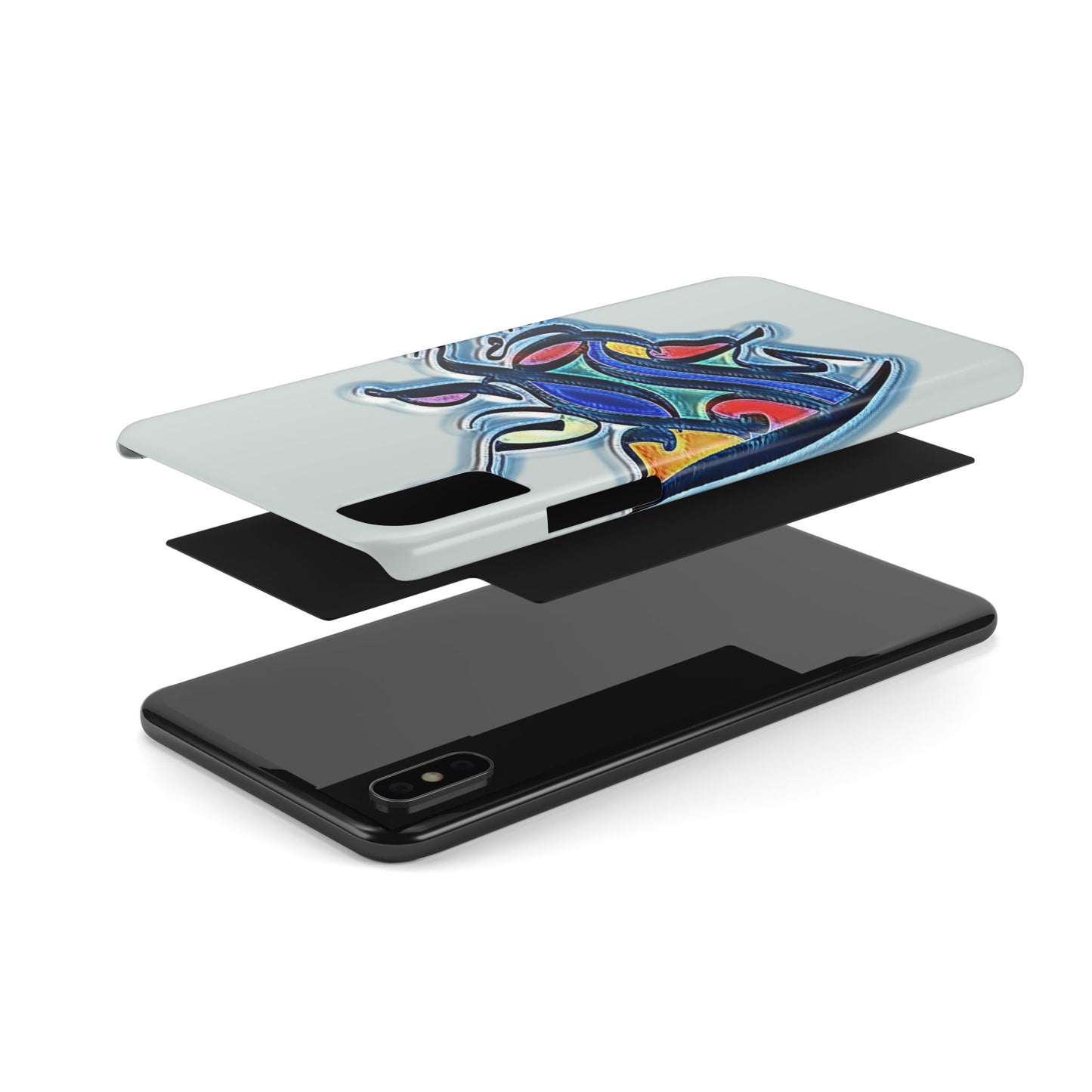 ' Modern Art Slim Phone Case -LOVE