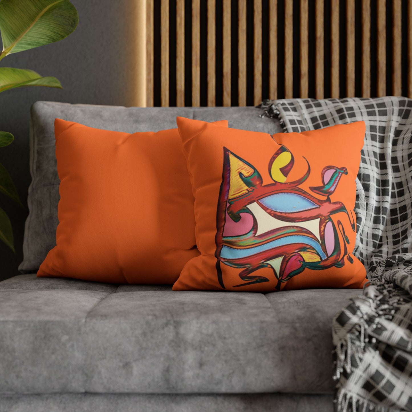 Square Pillowcase - Persian Calligraphy, Modern Handwriting Design