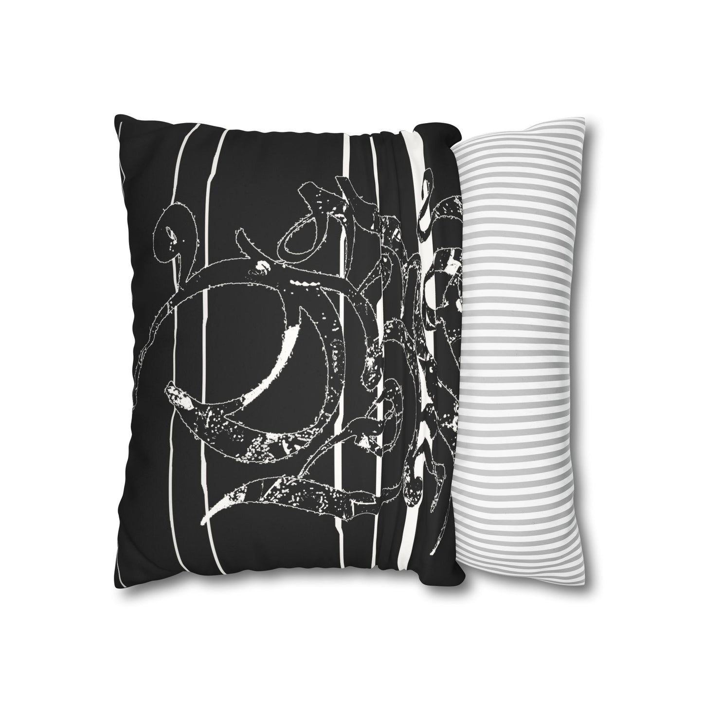 Persian Calligraphy beauty Faux Suede Square Pillow Cover