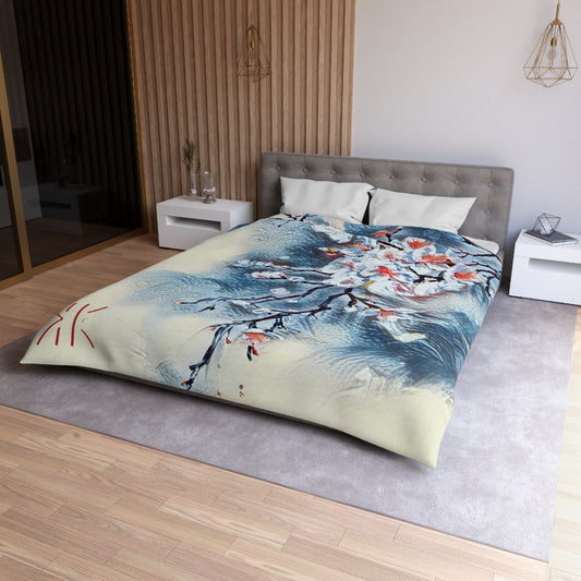 Copy of Blossom Serenity Microfiber Duvet Cover – Elegant Floral Bedding for Cozy Bedrooms