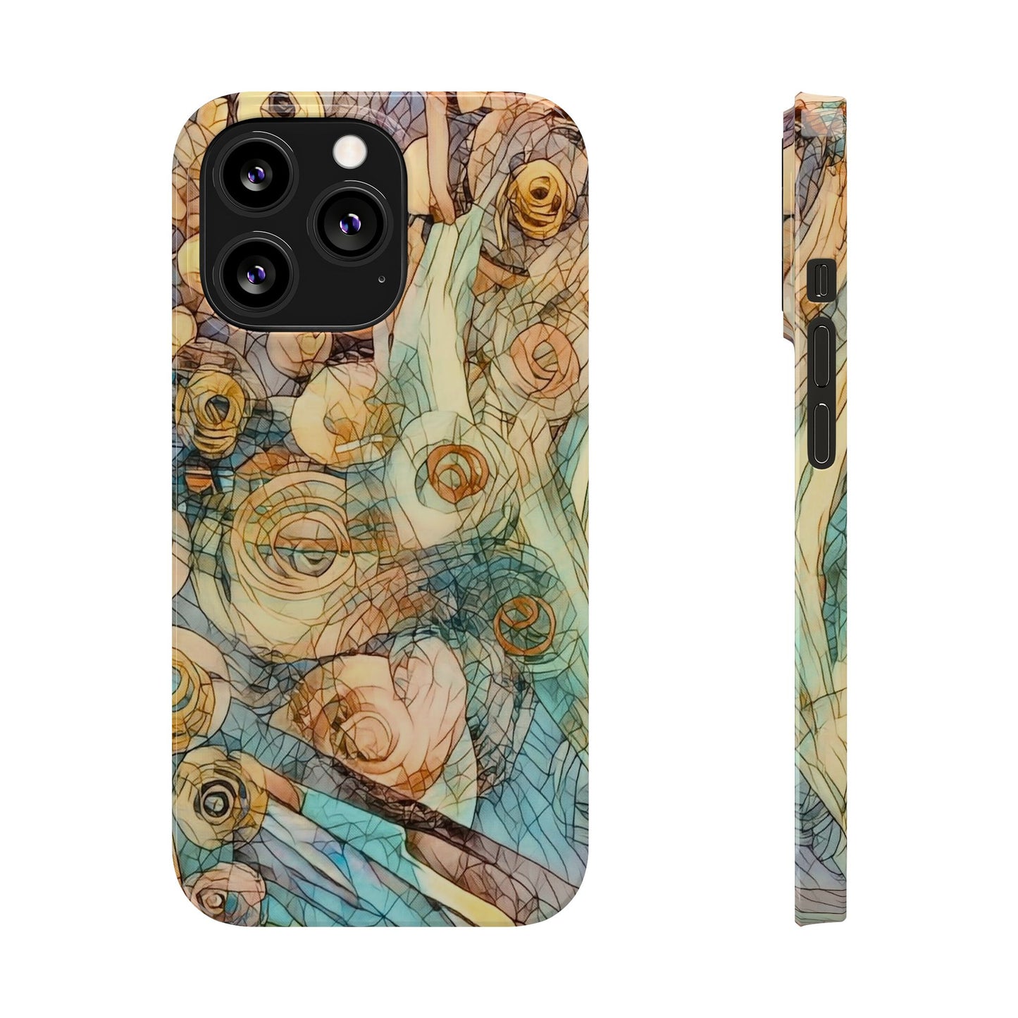 . ' Modern Art Slim Phone Case -.