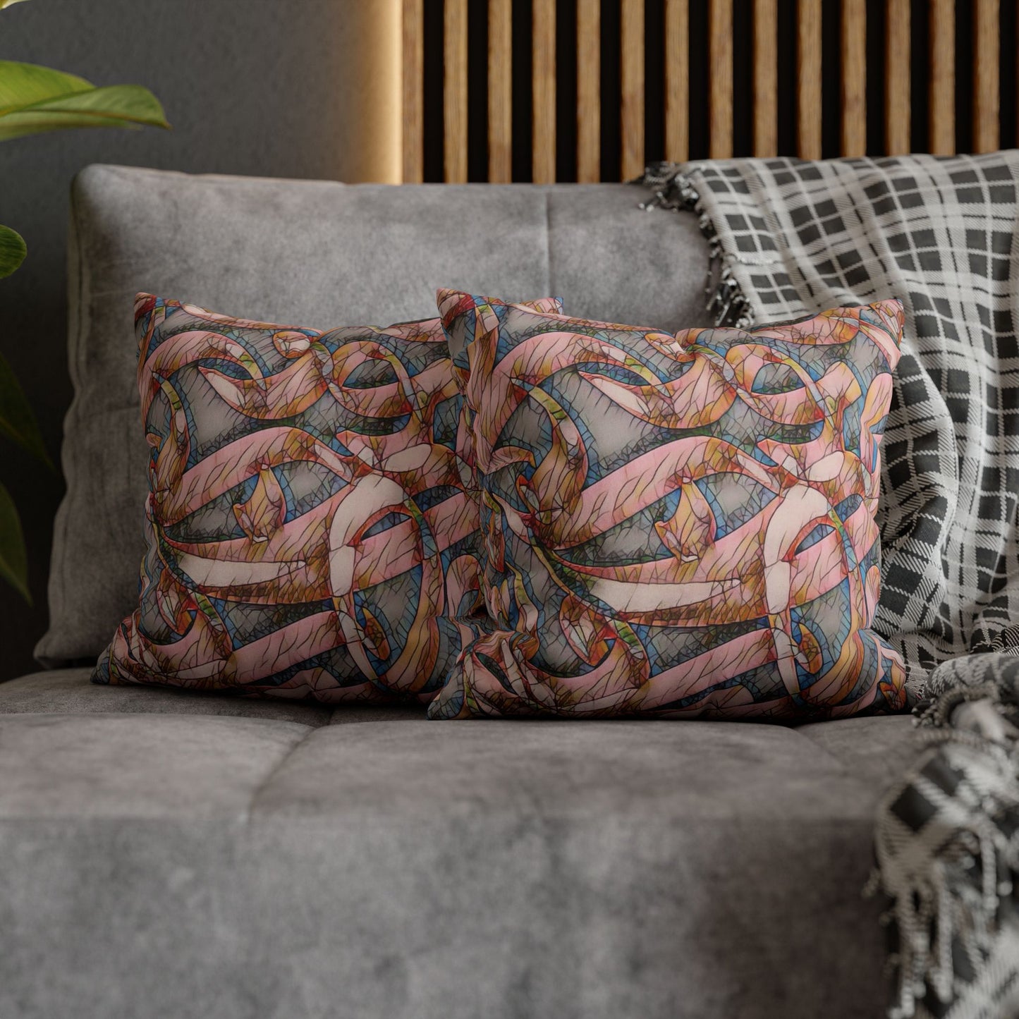 Copy of Pillowcase - Modern Art Portrait Watercolour Design