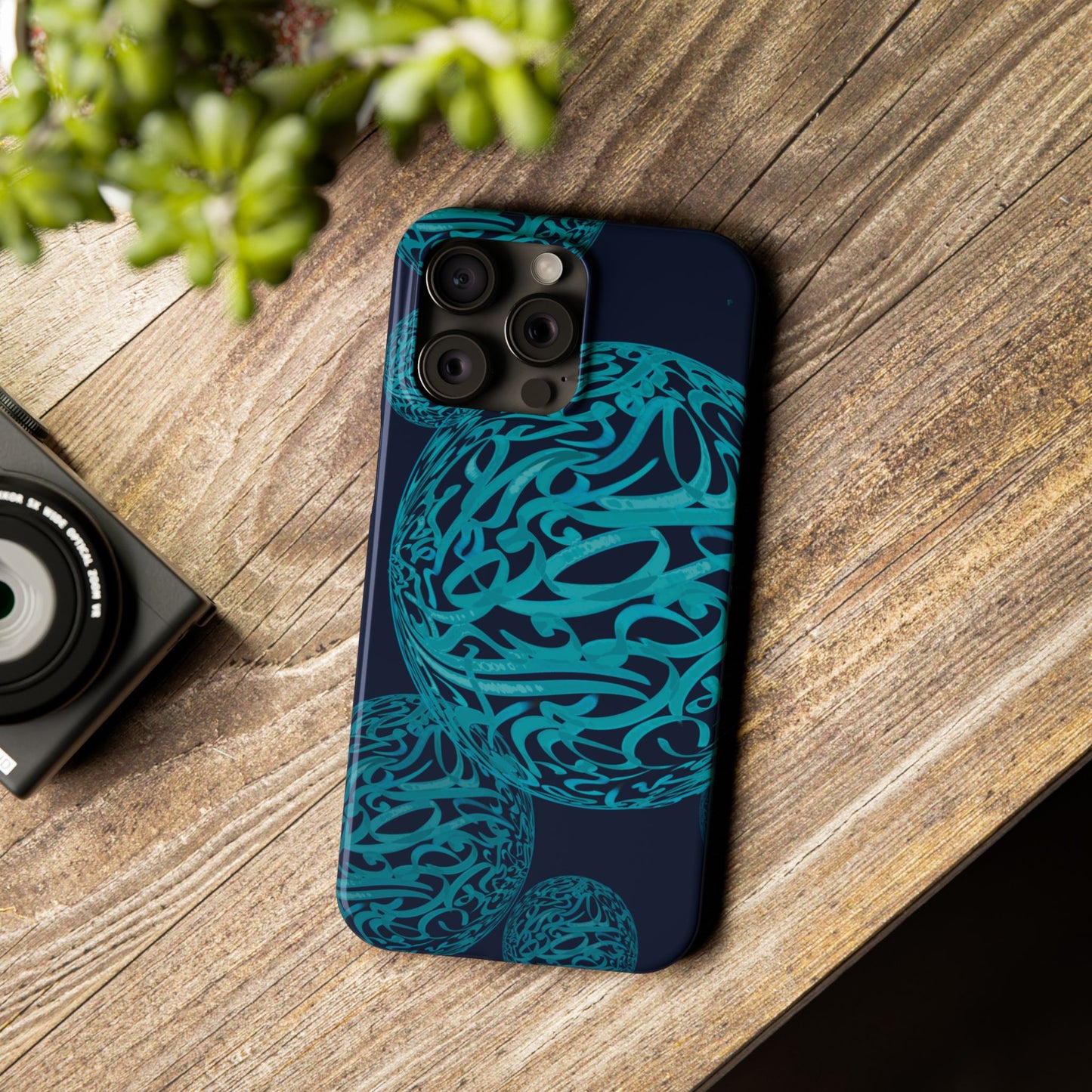 ' Modern Art Slim Phone Case -LOVE