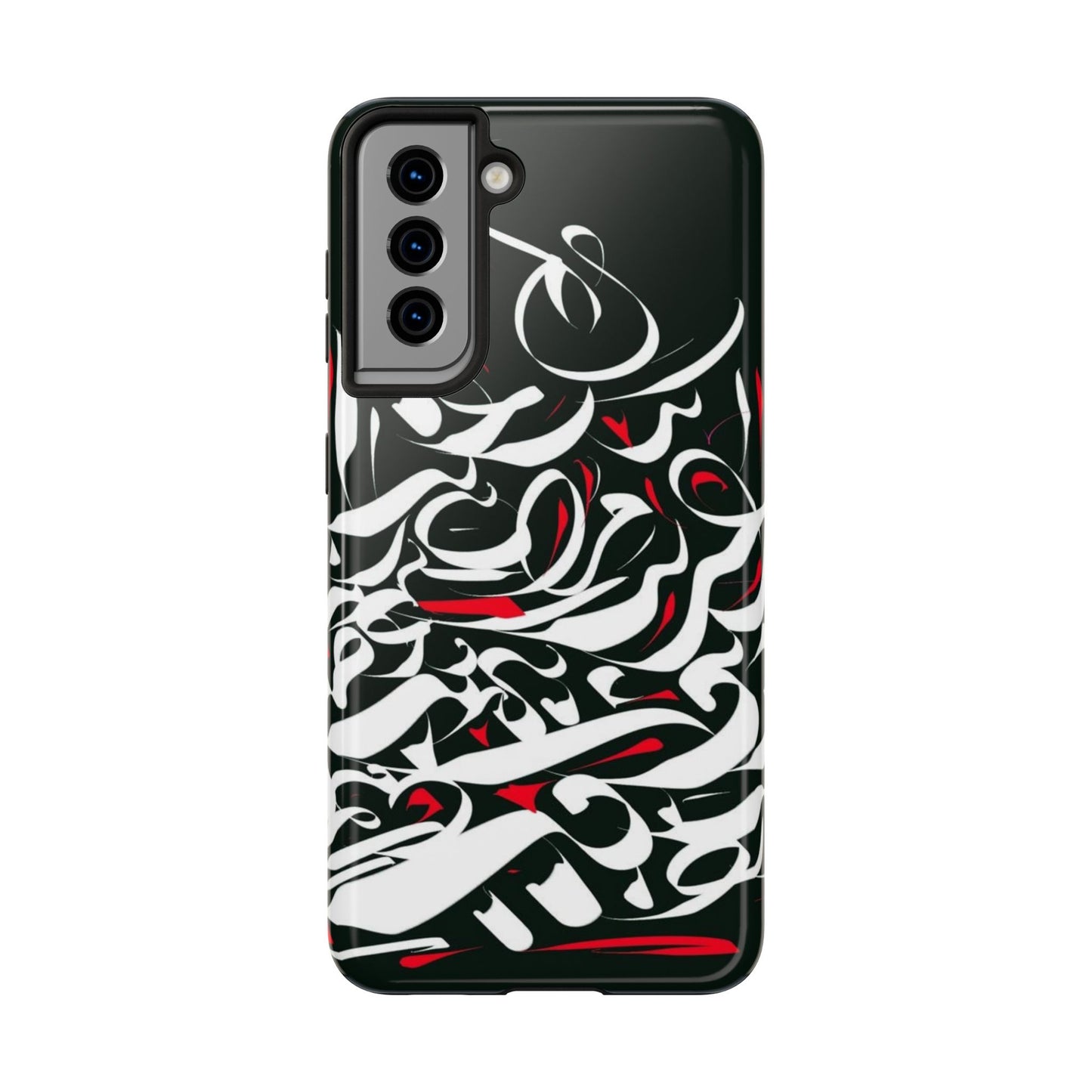Phone Case Calligraphy Red Black White Tough Phone Case