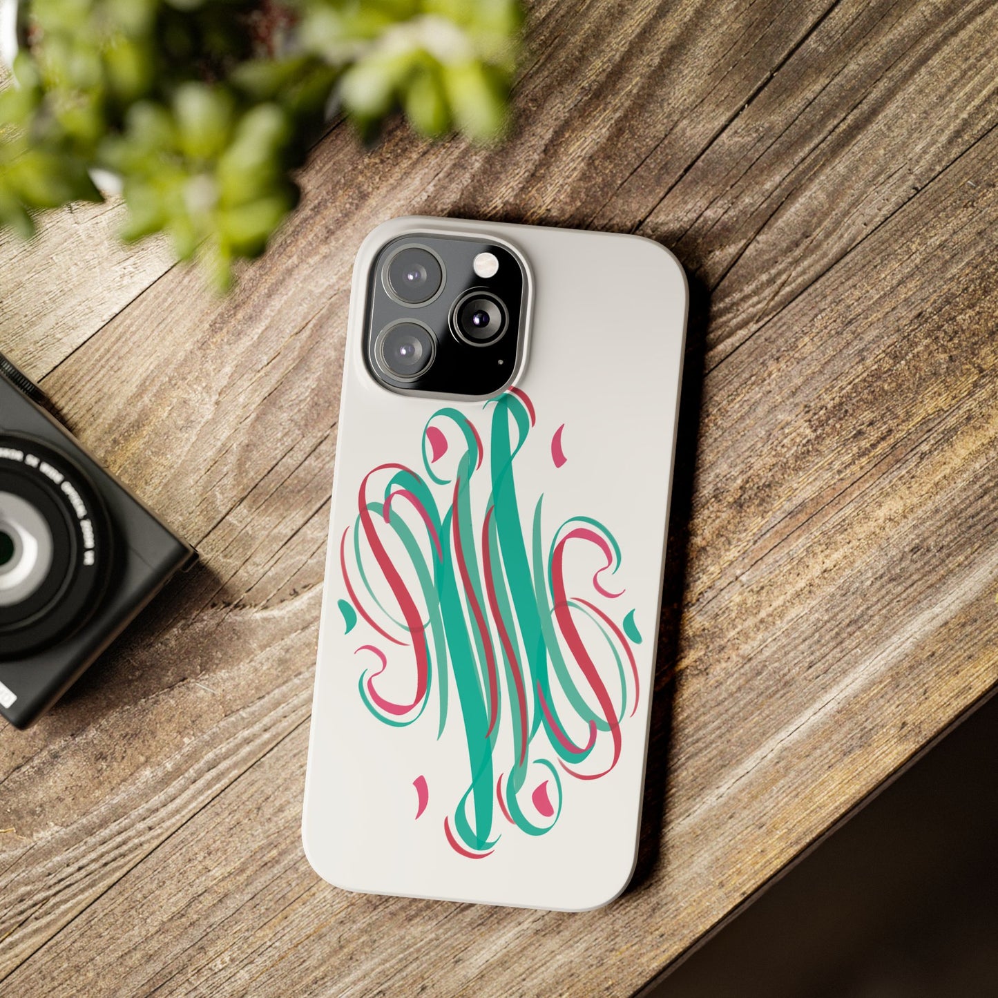 Spring inspired Modern Art Slim Phone Case -,