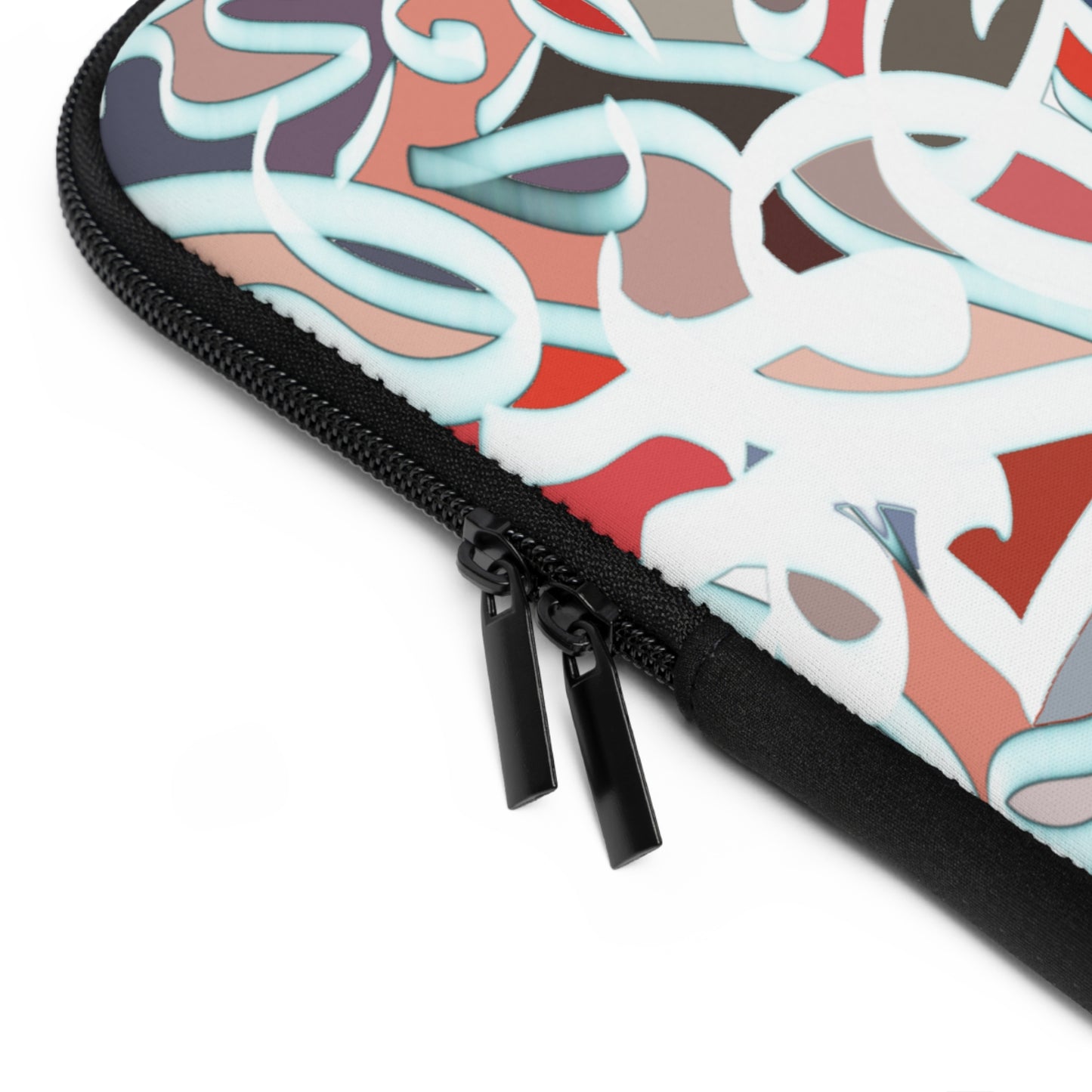 ' Laptop Sleeve -Modern Digital Calligraphy Art Design