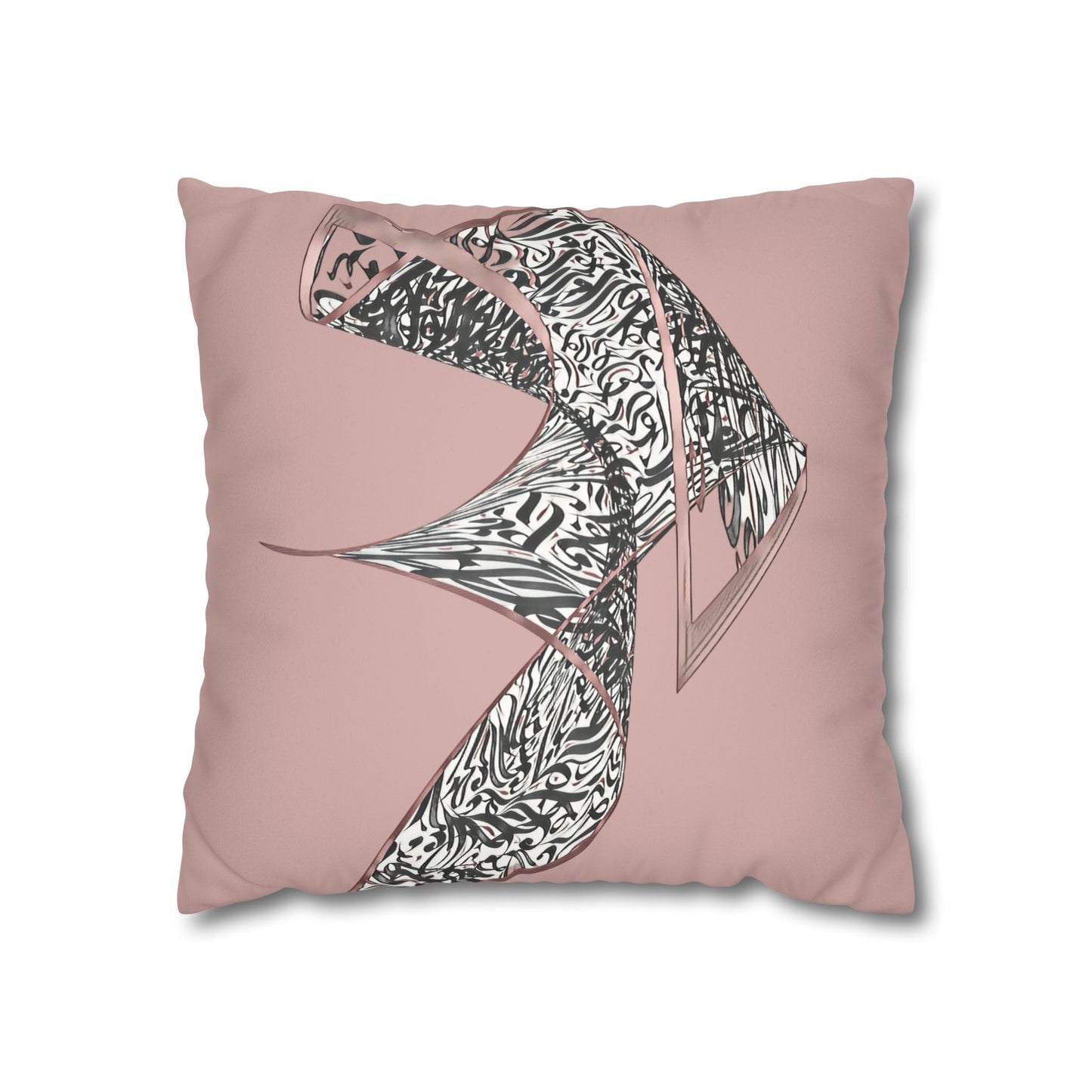 Kalli K Pillowcase - Modern Calligraphy Design