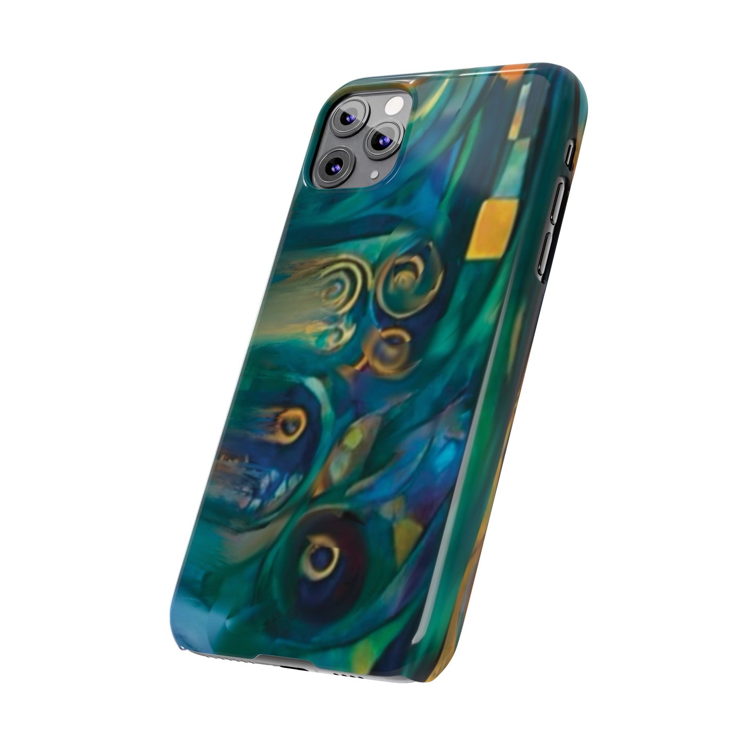 ' Modern Art Slim Phone Case -LOVE I-