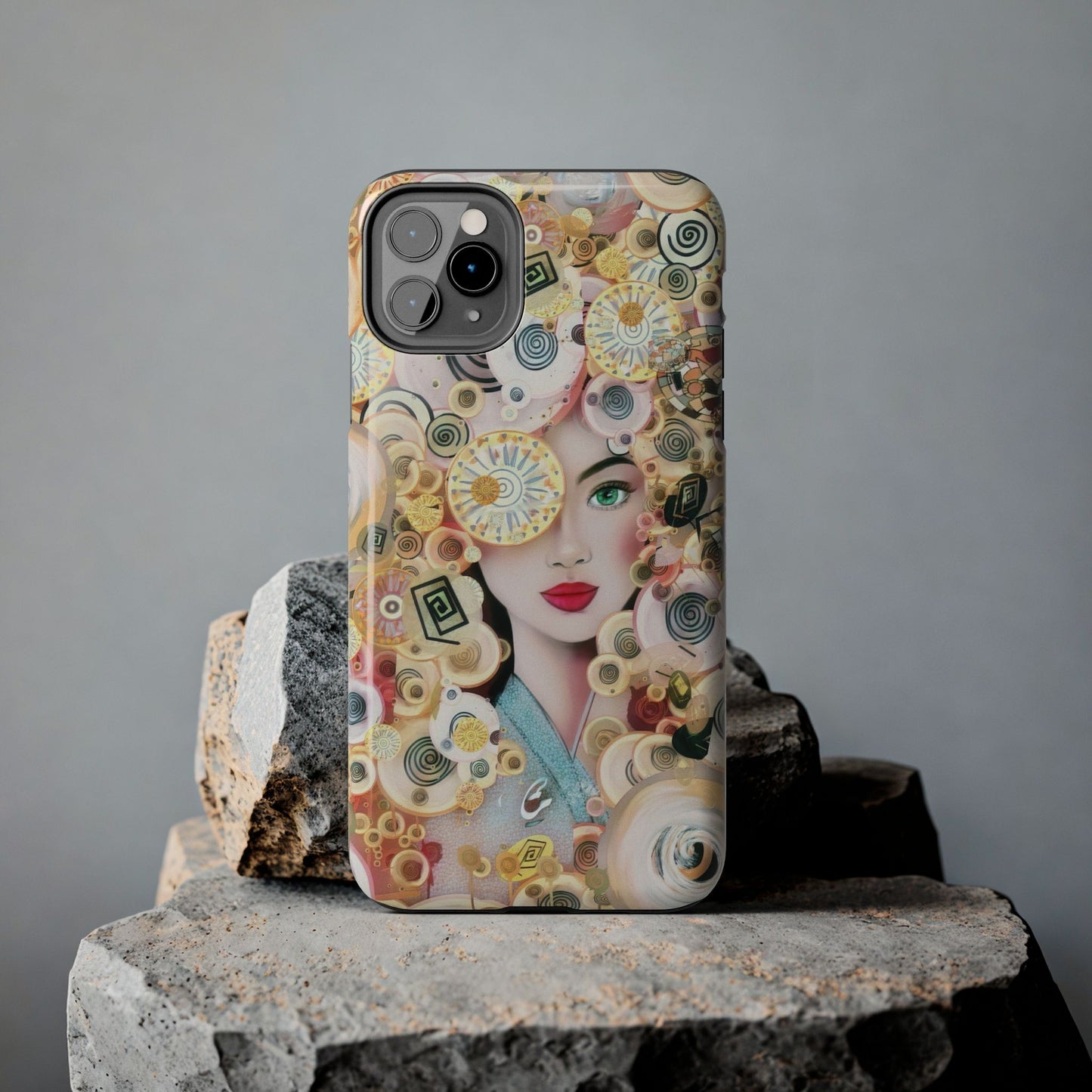 Phone Case - Persian Art Inspired Beautiful Girl Design
