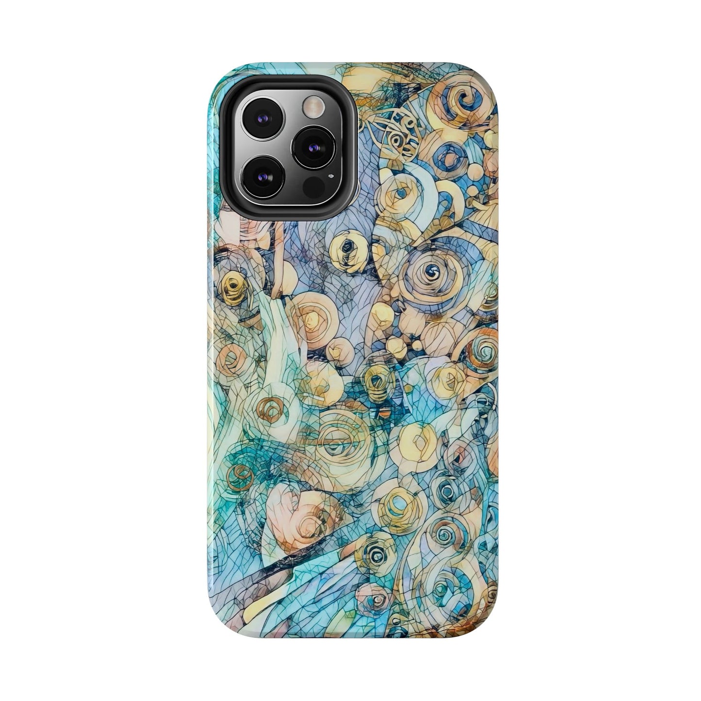 Golden Swirls Phone Case