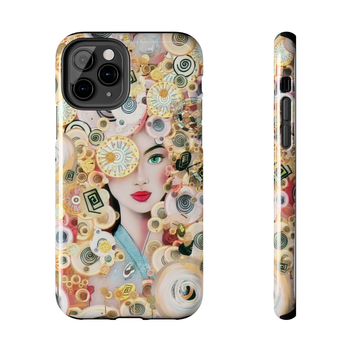 Phone Case - Persian Art Inspired Beautiful Girl Design