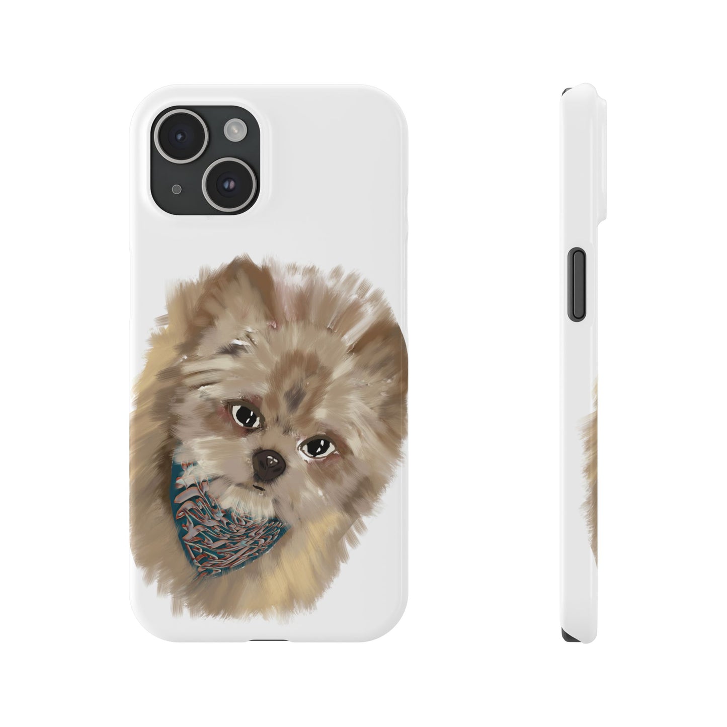 ' Modern Art Slim Phone Case-Lily
