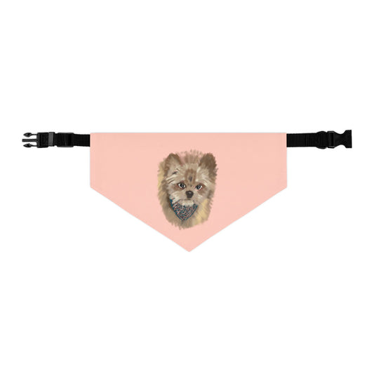 Cute Pet Bandana Collar with Adorable Dog Design - Perfect for Pups and Pet Lovers