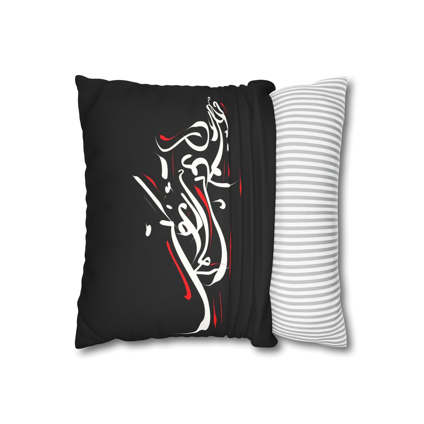 Modern Calligraphy Faux Suede Pillowcase - Home Design