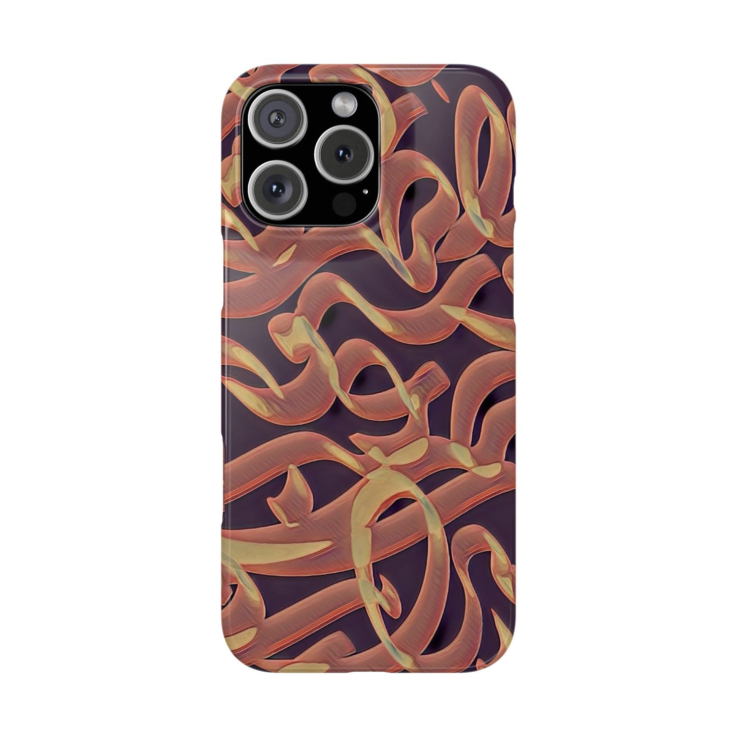 ' Modern Art Slim Phone Case -LOVE I-