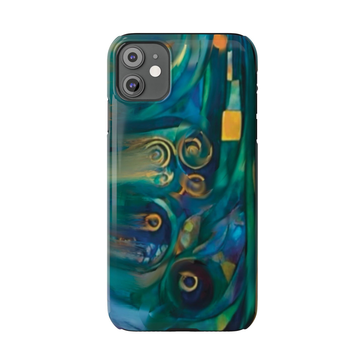 ' Modern Art Slim Phone Case -LOVE I-