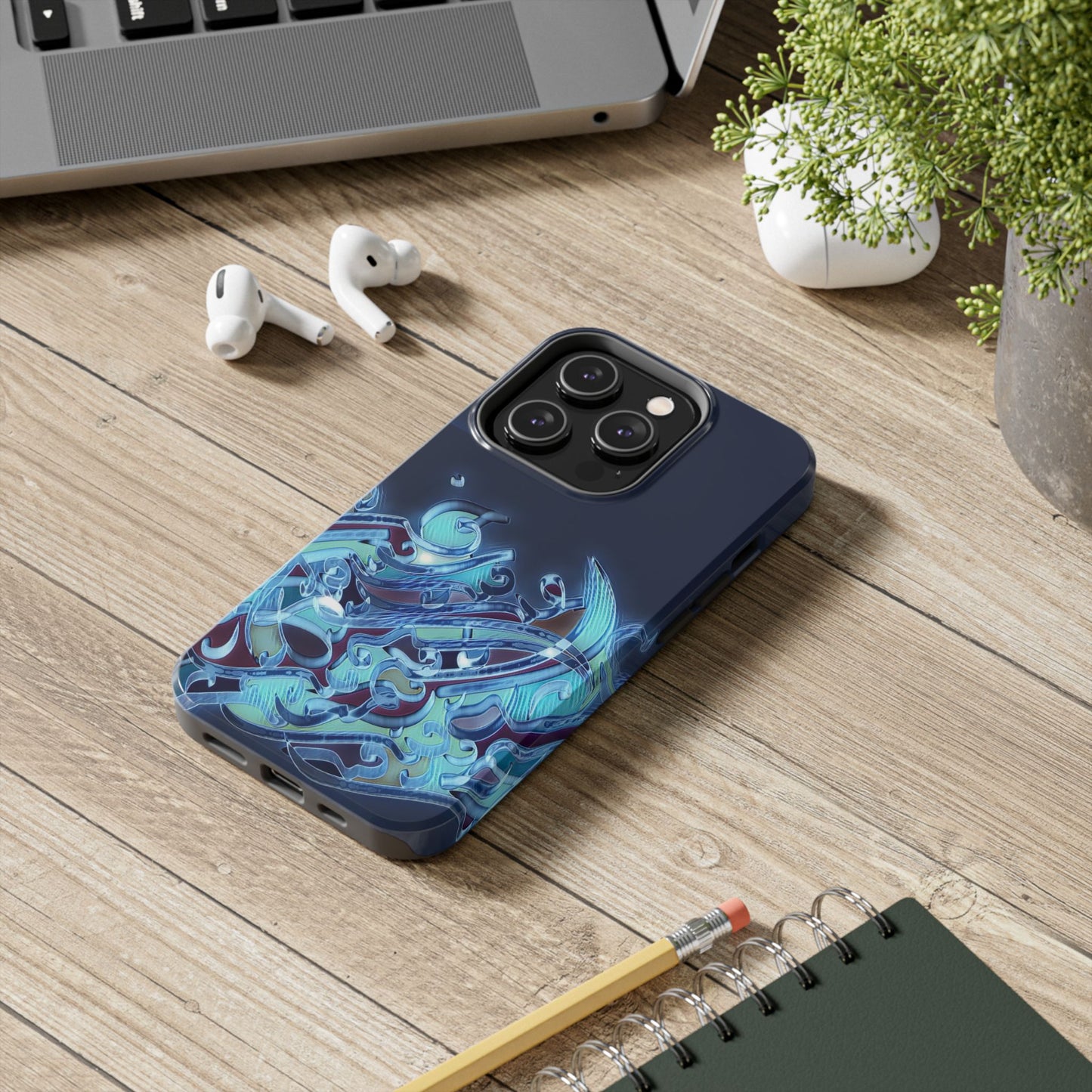 Phone Case Persian Calligraphy Modern Handwriting.