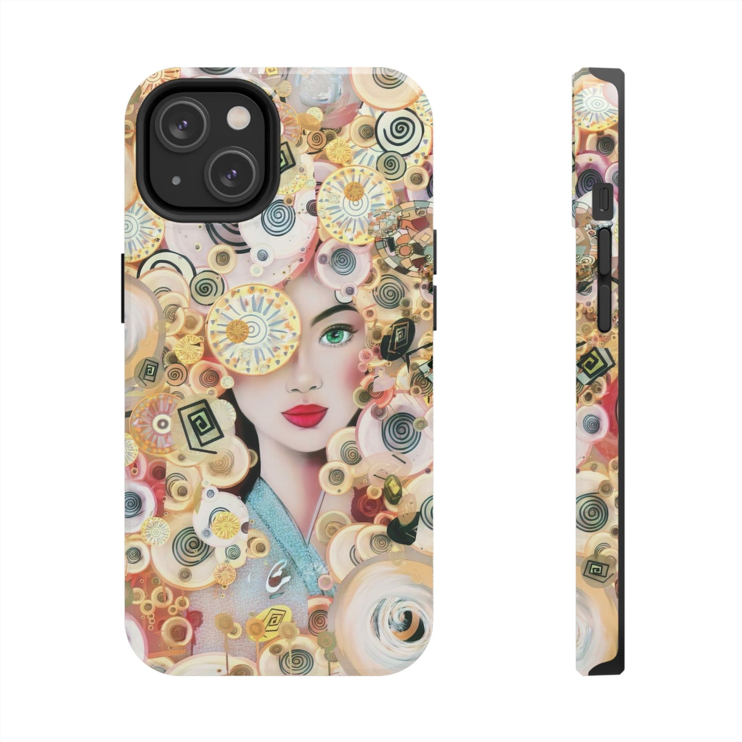 Phone Case - Persian Art Inspired Beautiful Girl Design