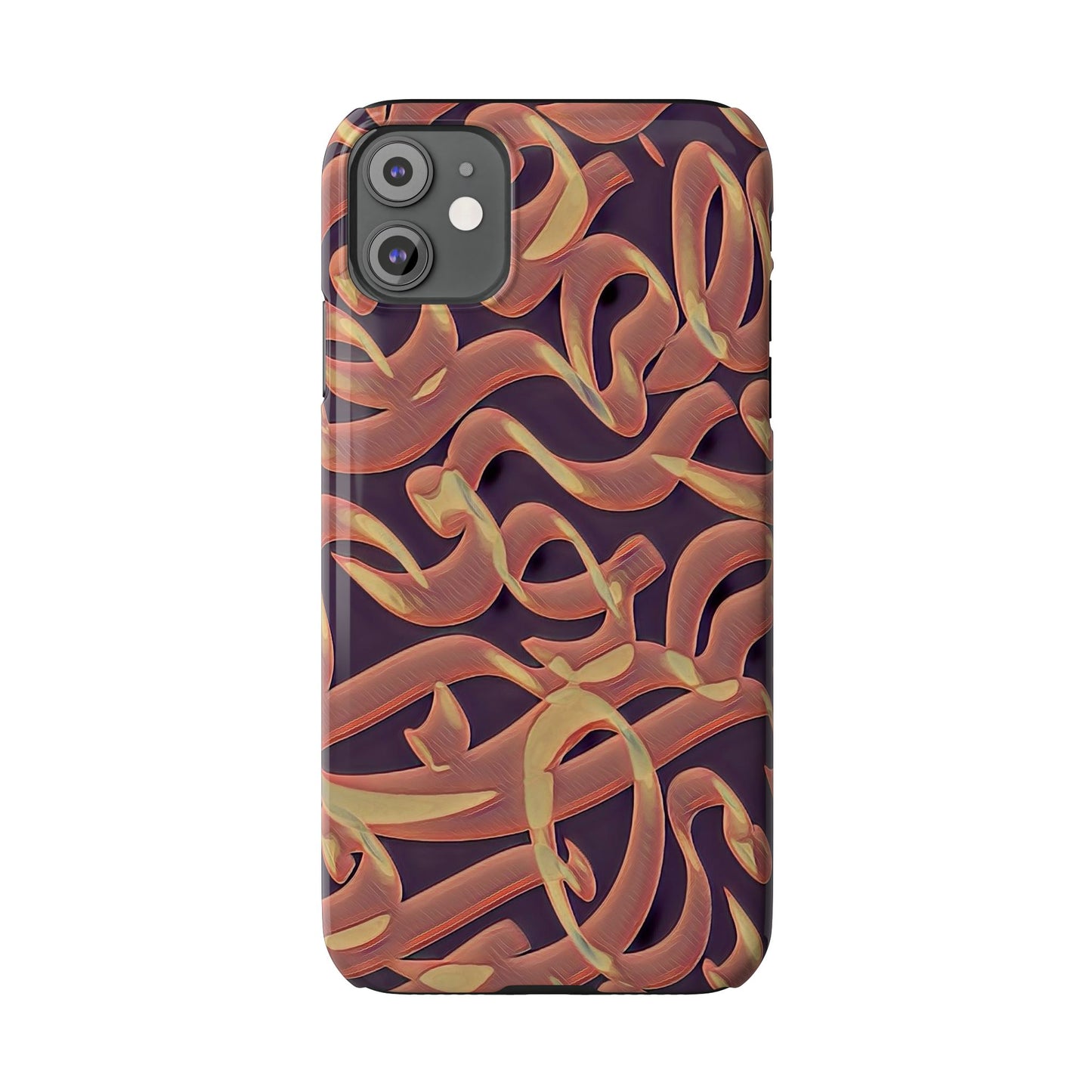 ' Modern Art Slim Phone Case -LOVE I-