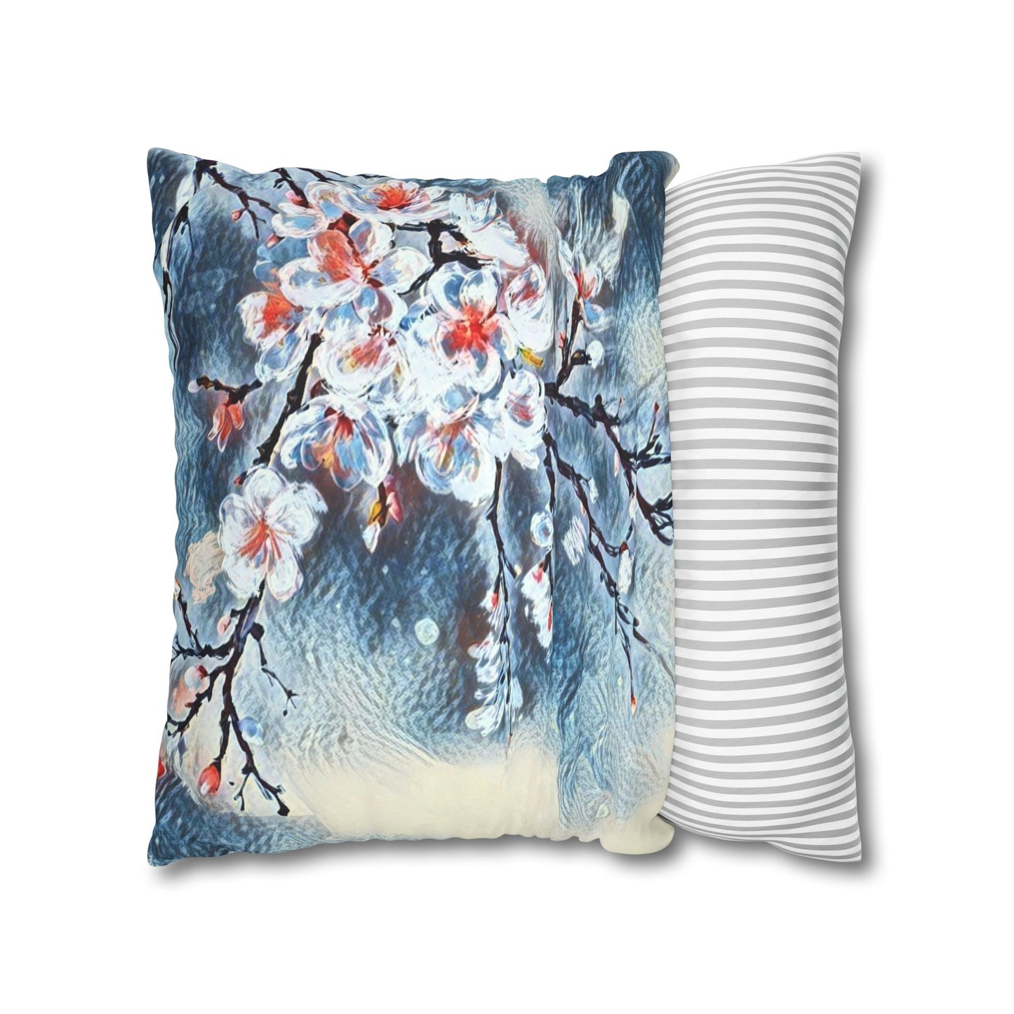 Spring Pillowcase - Modern Art Portrait Watercolour Design