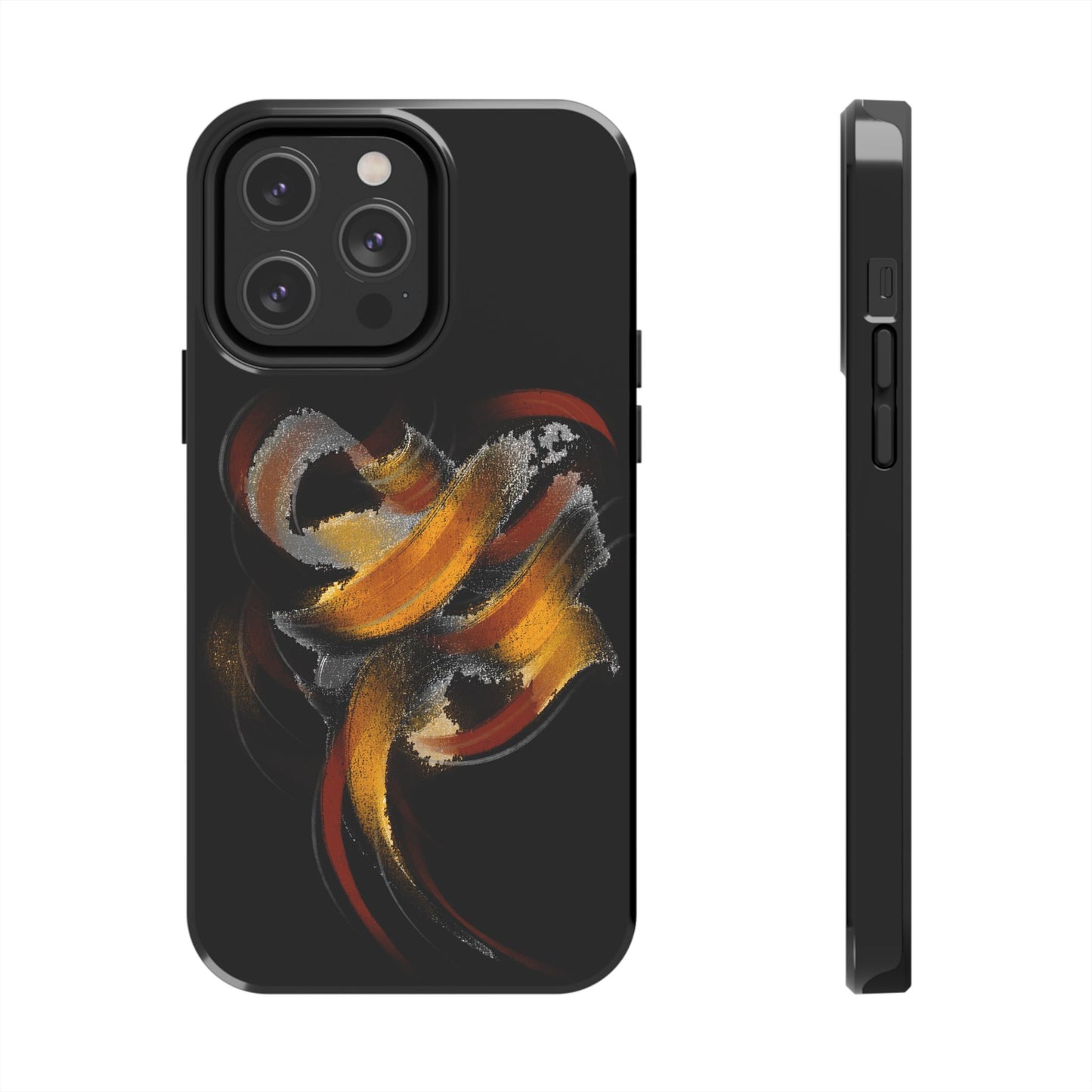 Calligraphy strokes Tough Phone Case