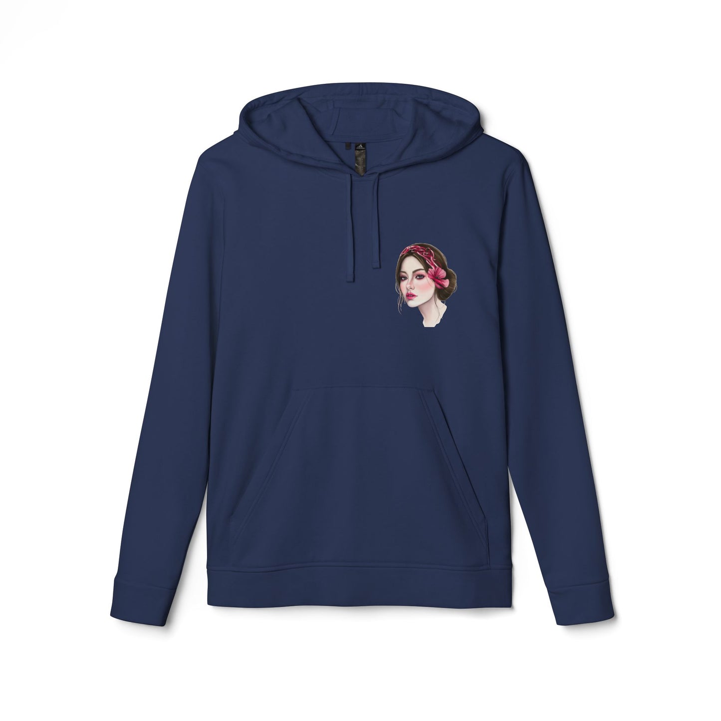 Kalli K X Adidas Unisex Fleece Hoodie- calligraphy headband