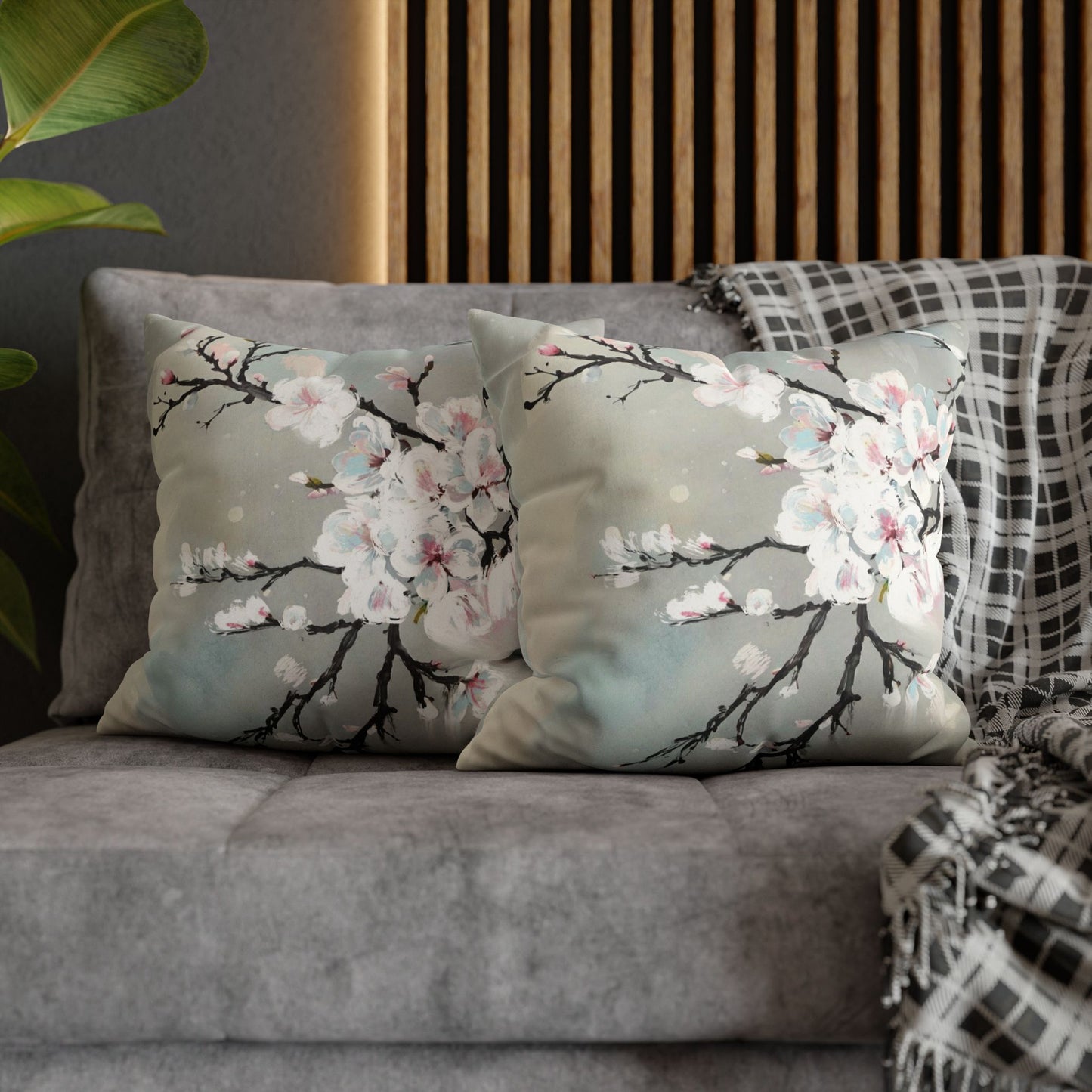 Spring Pillowcase - Modern Art Portrait Watercolour Design